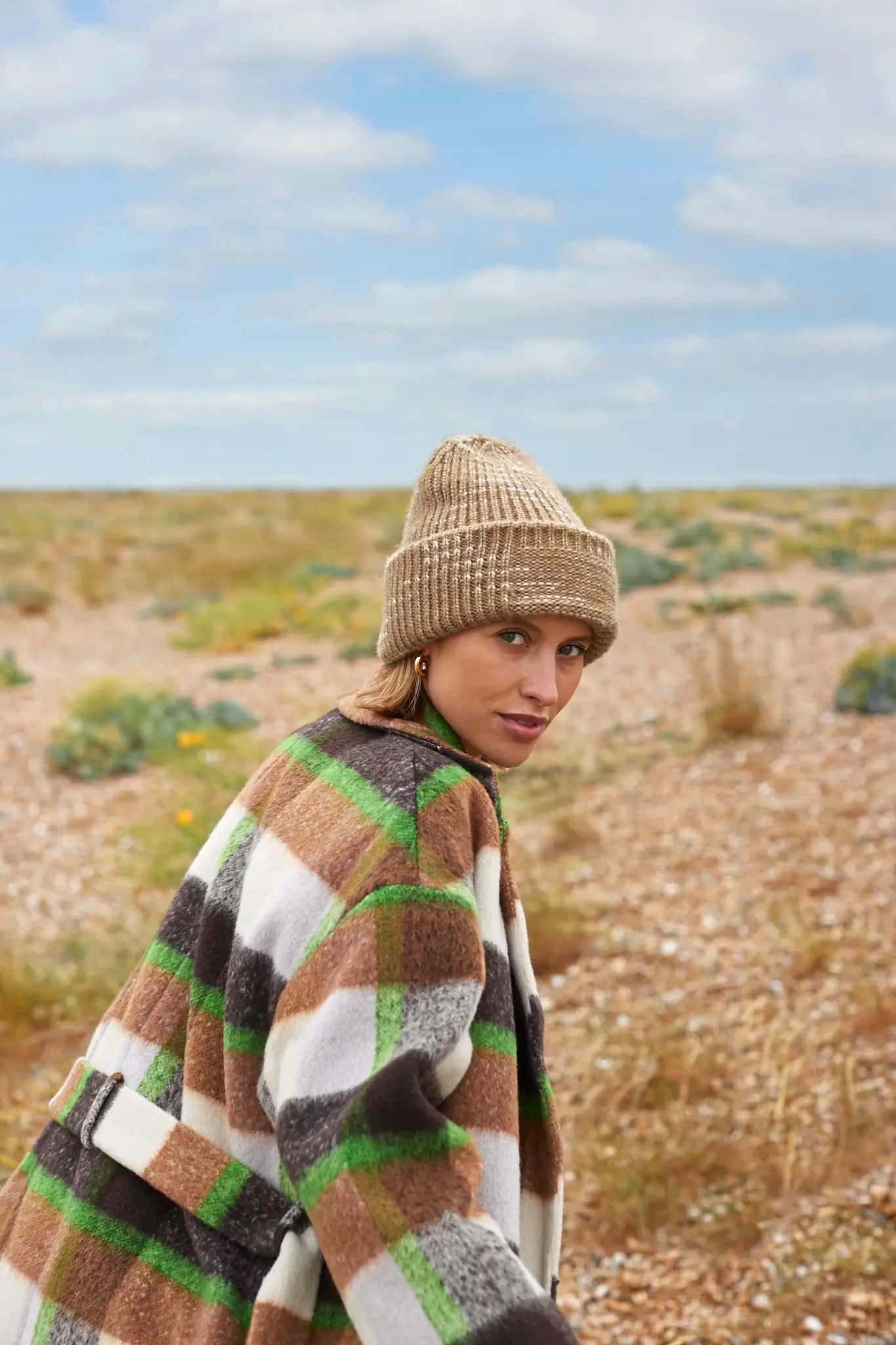 all-groups Chunky Knitted Patch Beanie