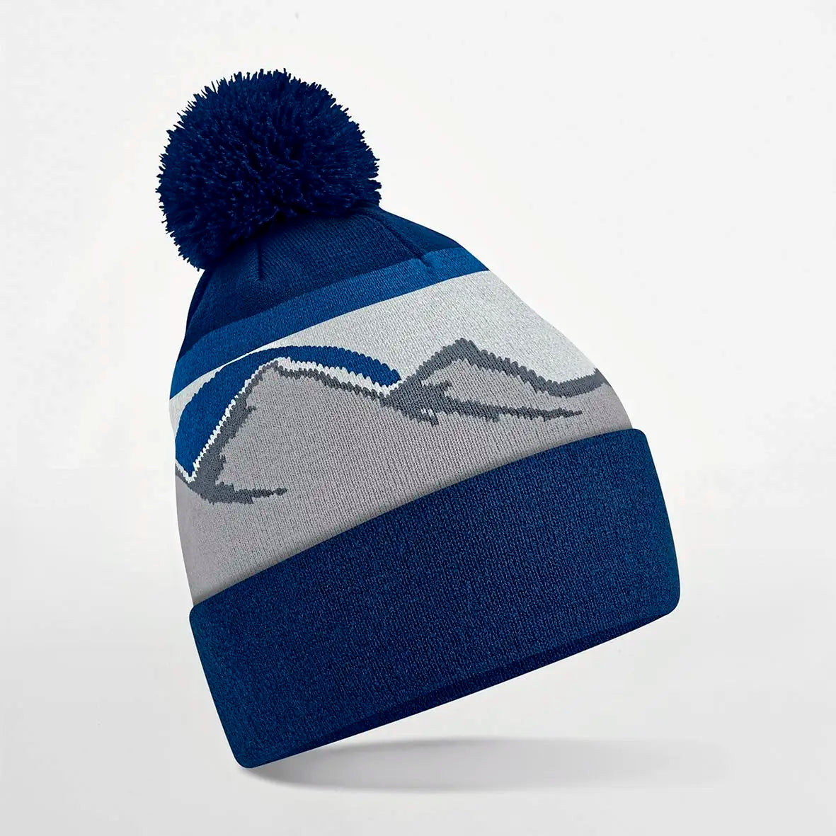 all-groups Mountain Peaks Pom Pom Beanie