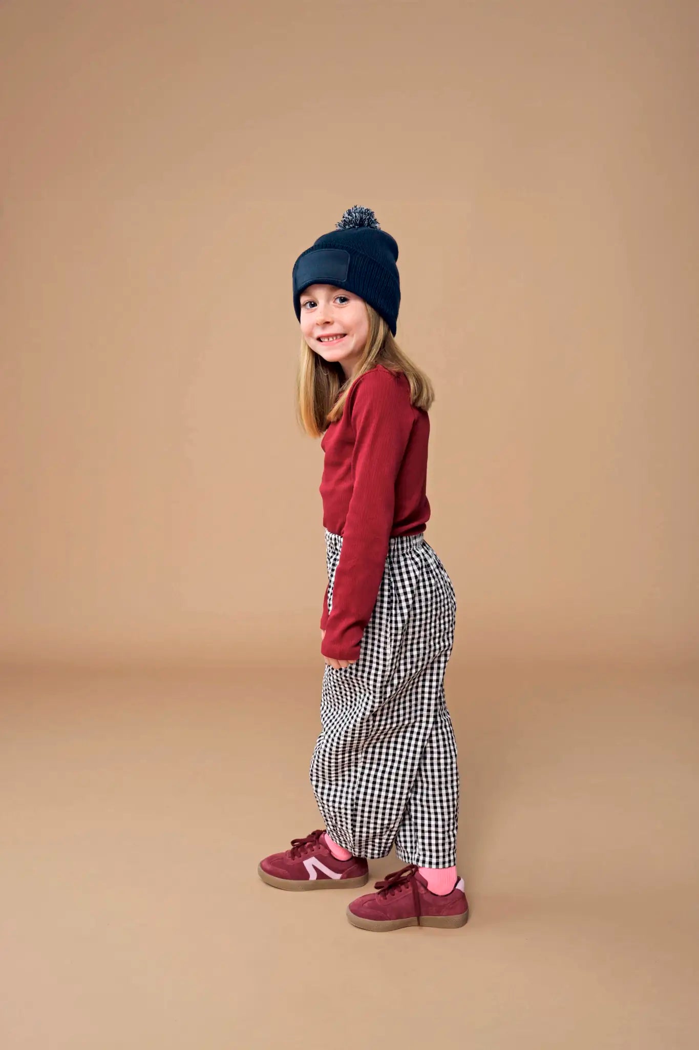 all-groups Kids' Snowstar Patch Beanie