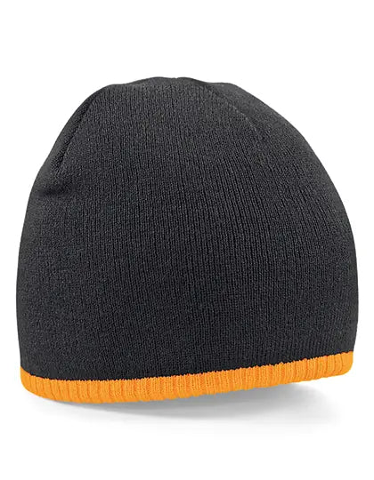 Two Tone Pull On Beanie