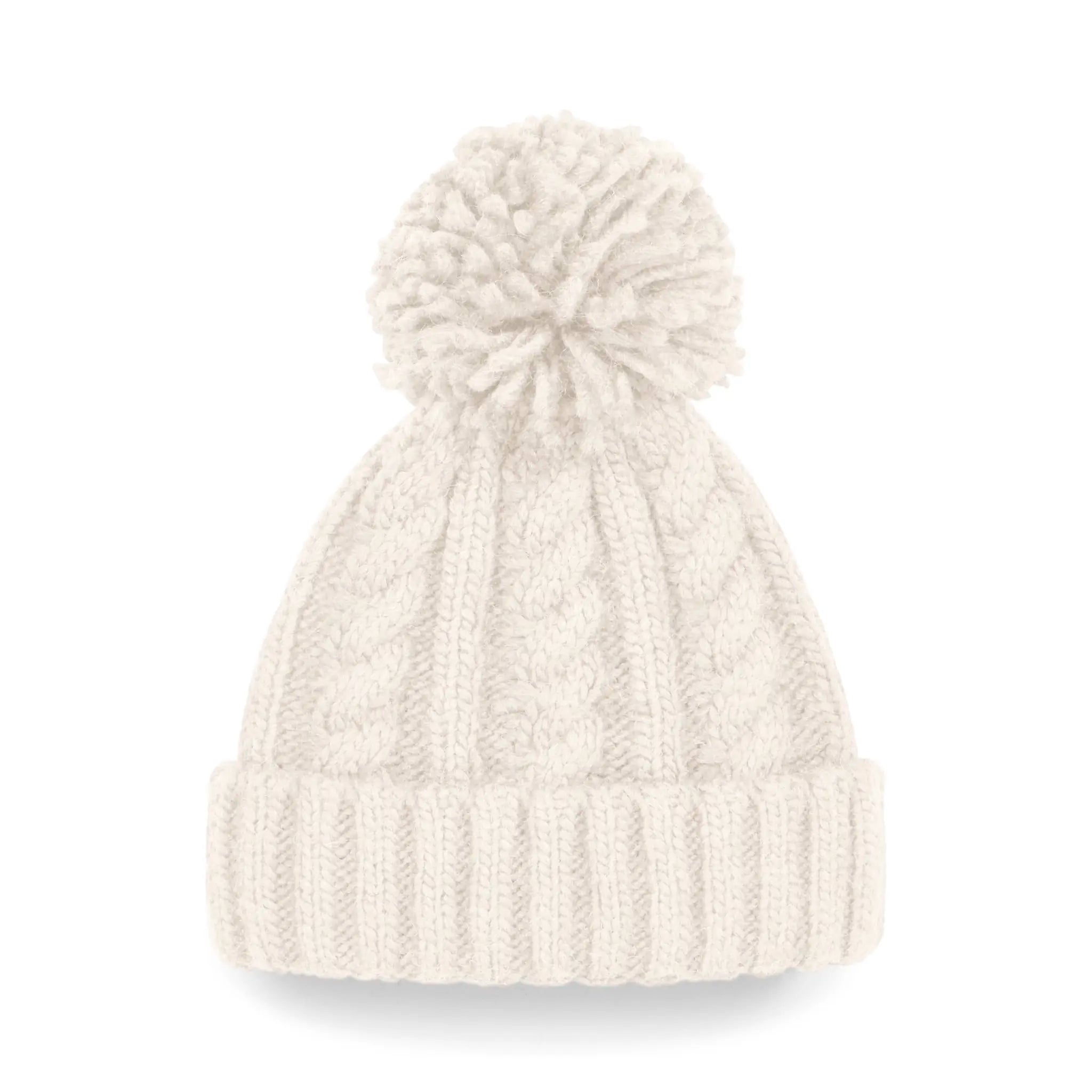 all-groups Cable Knit Melange Beanie