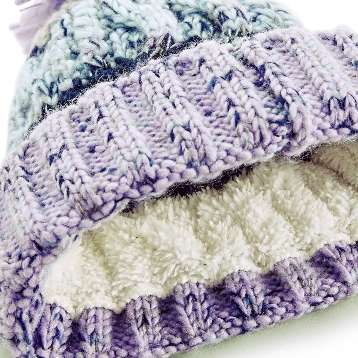 all-groups Corkscrew Pom Pom Beanie