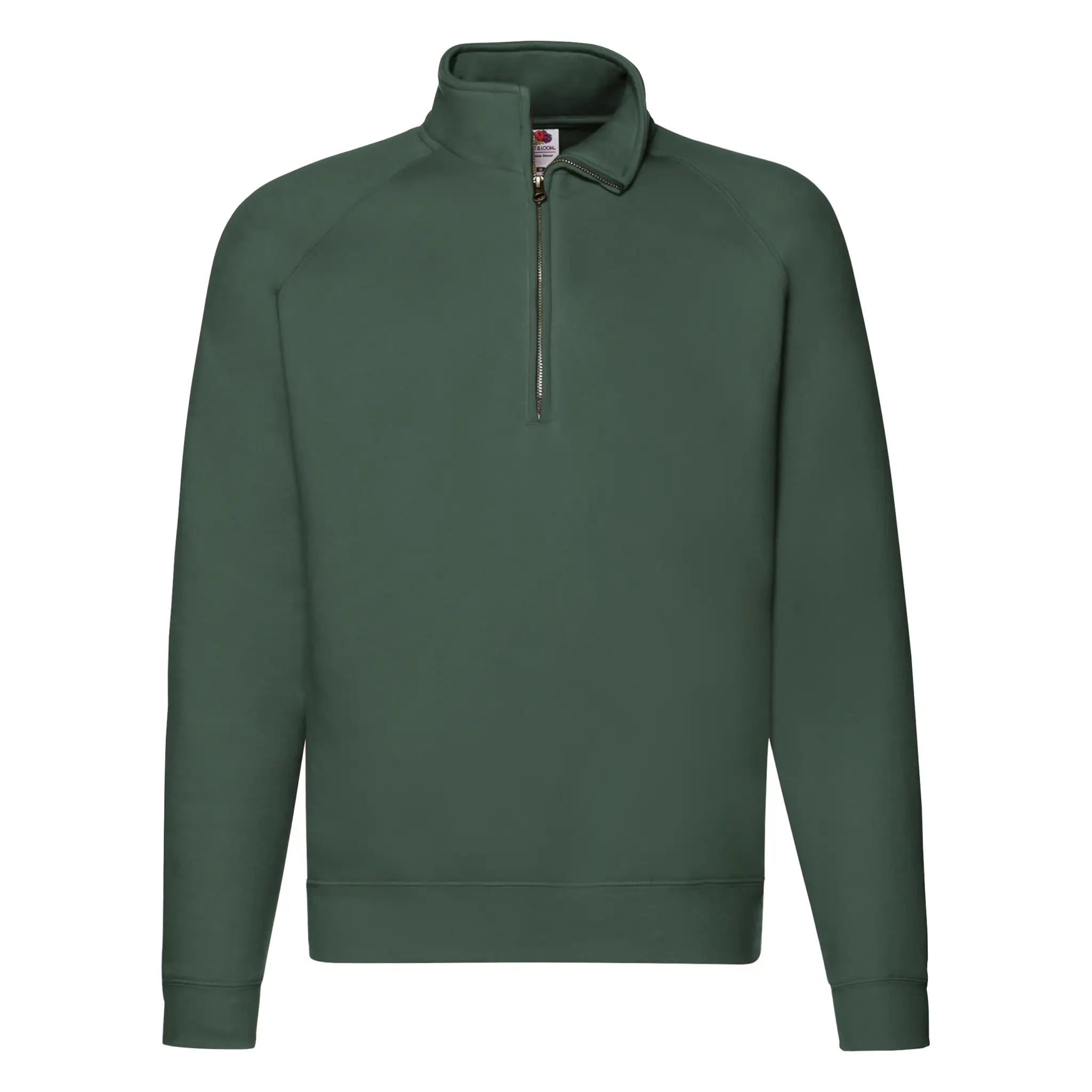 all-groups Men's Premium Zip Neck Raglan Sweatshirt