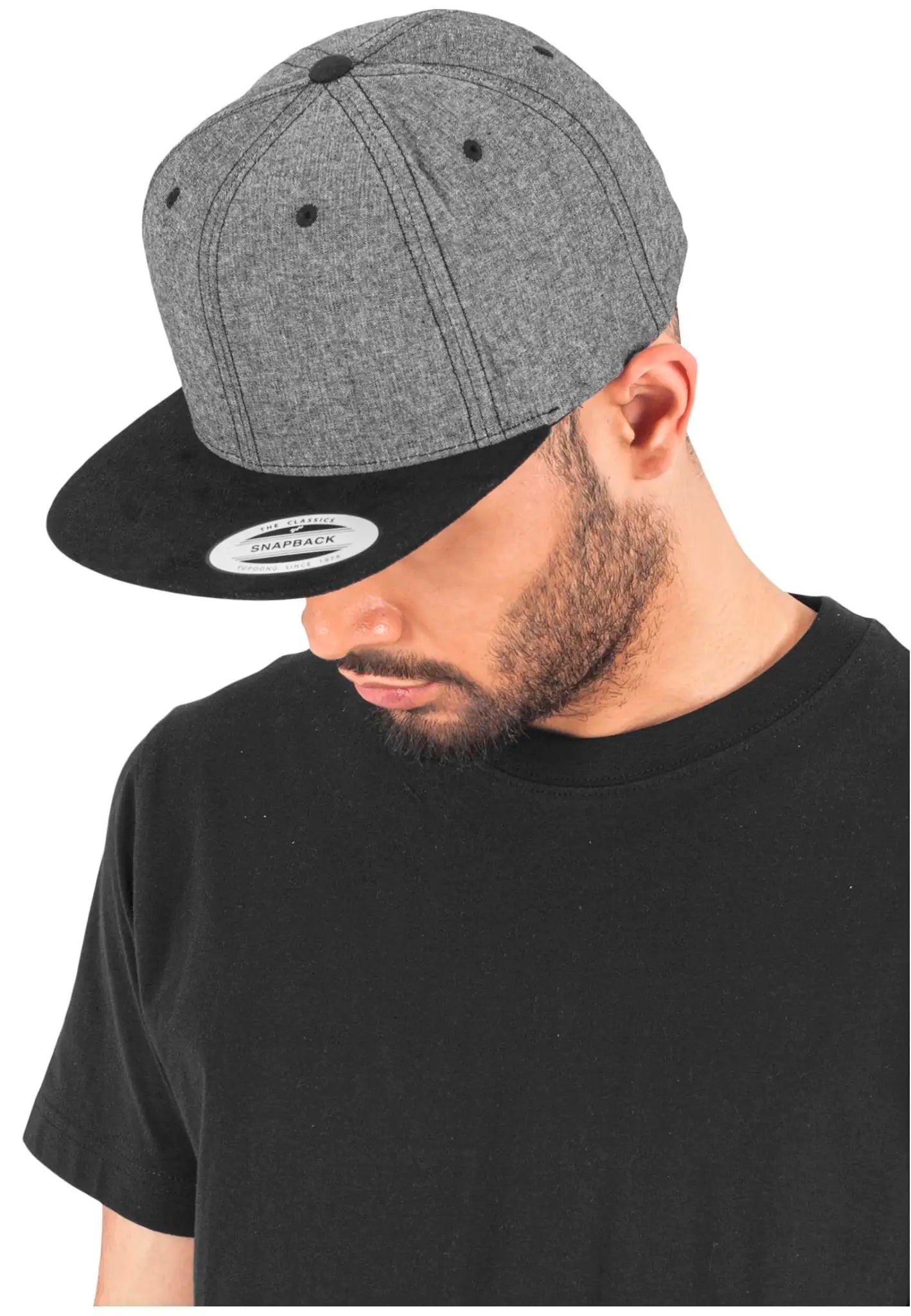 all-groups Chambray Suede Snapback