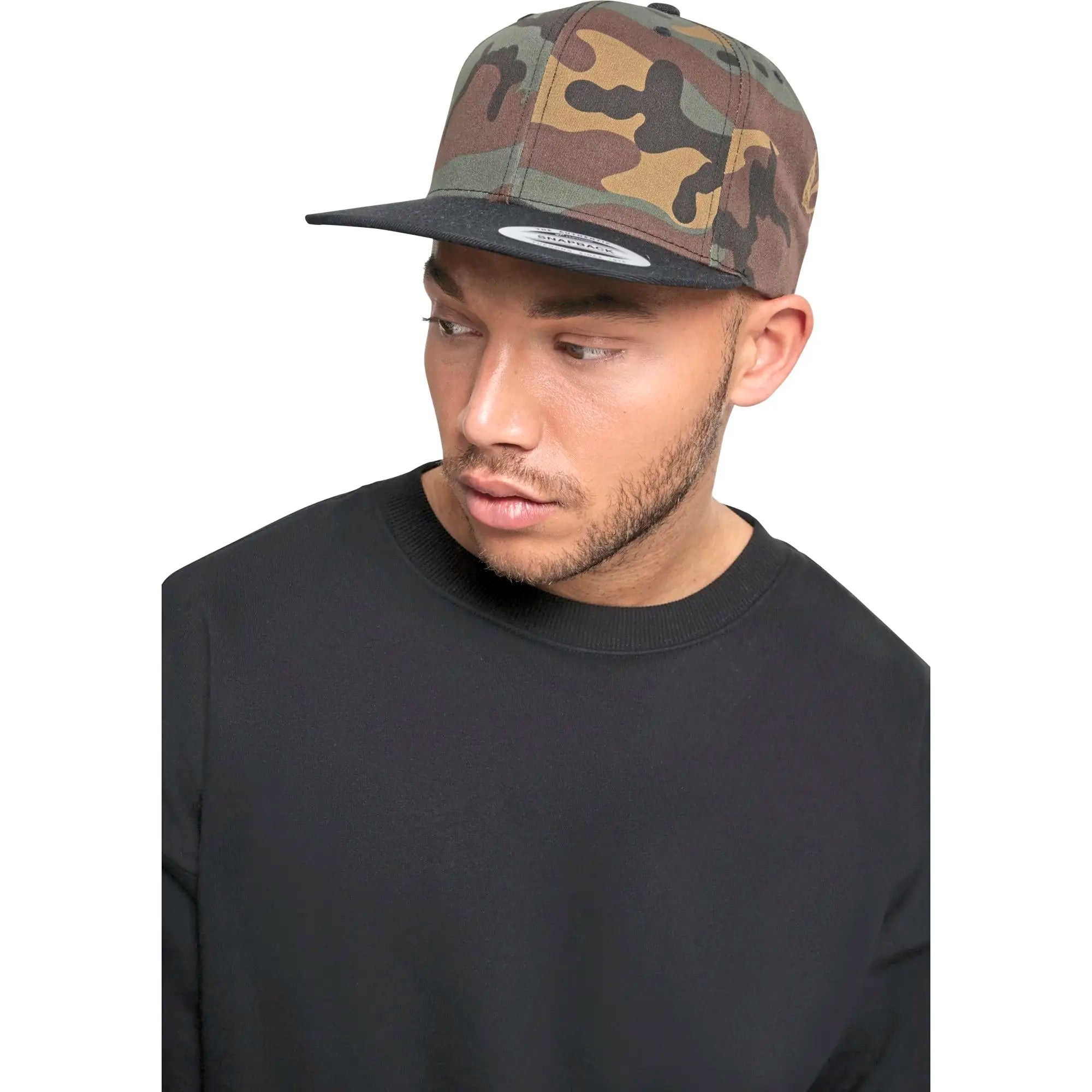 all-groups Classic Snapback 2 Tone Camo Cap