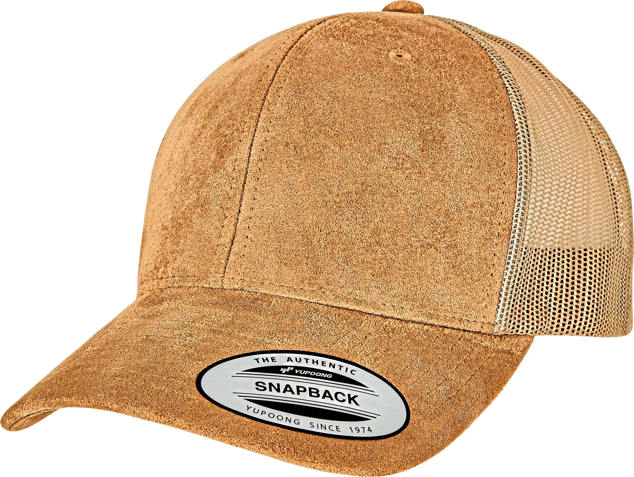 all-groups Suede Leather Trucker Cap