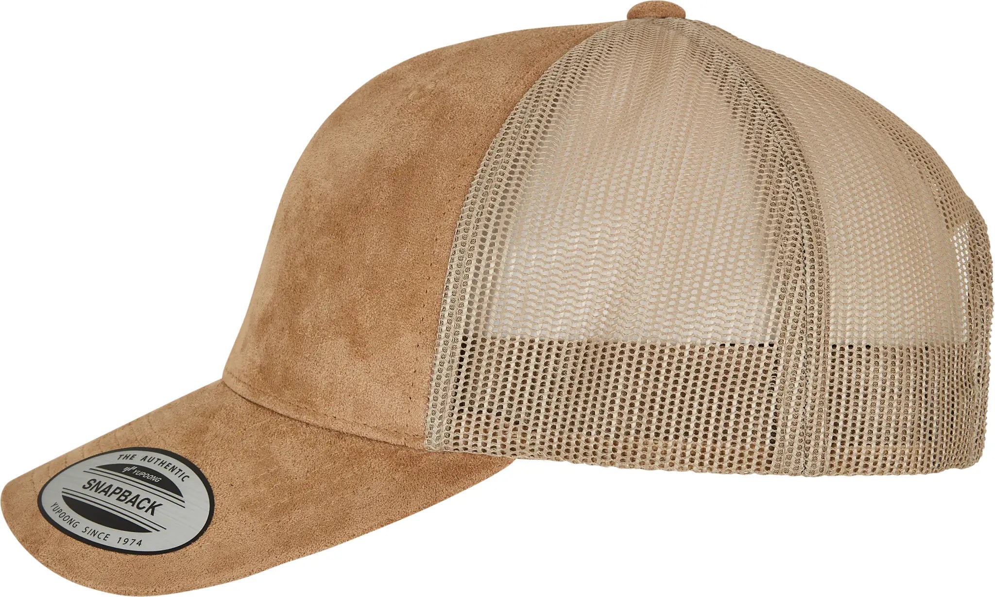 all-groups Suede Leather Trucker Cap