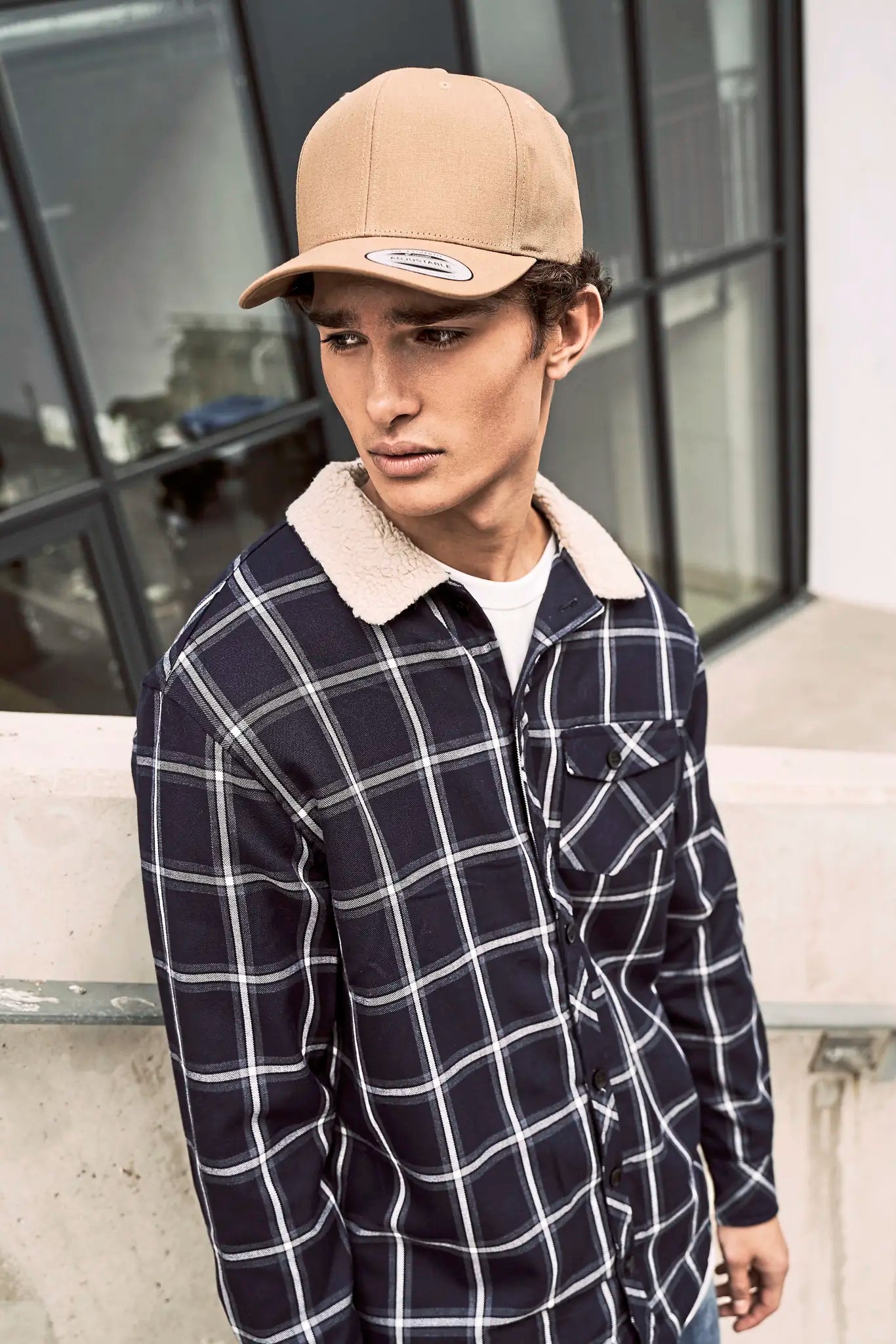 all-groups 6 Panel Curved Metal Snap Cap