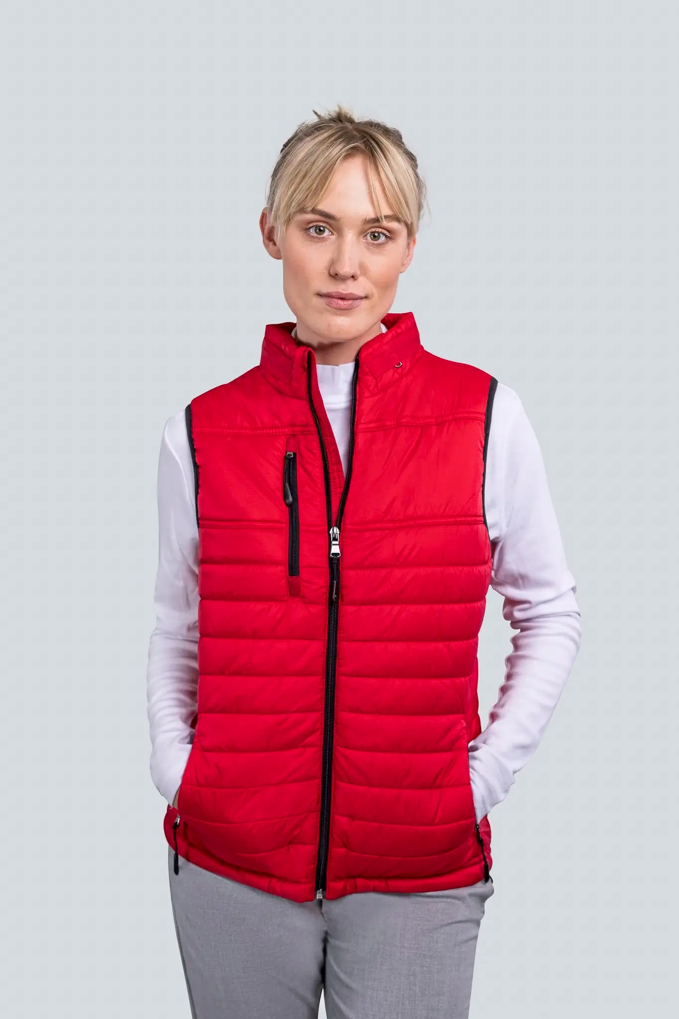 all-groups Women's Hooded Performance Body Warmer
