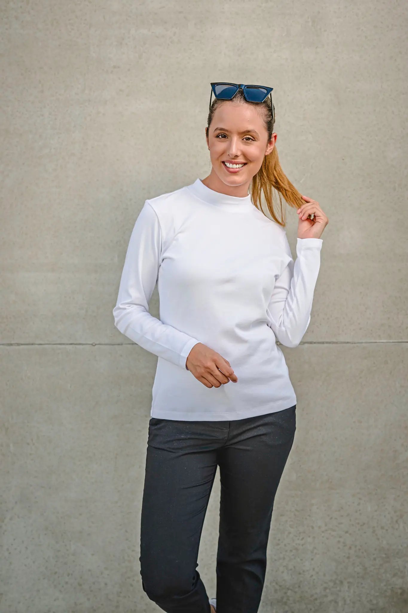 all-groups Women's Premium Highneck Longsleeve Tees