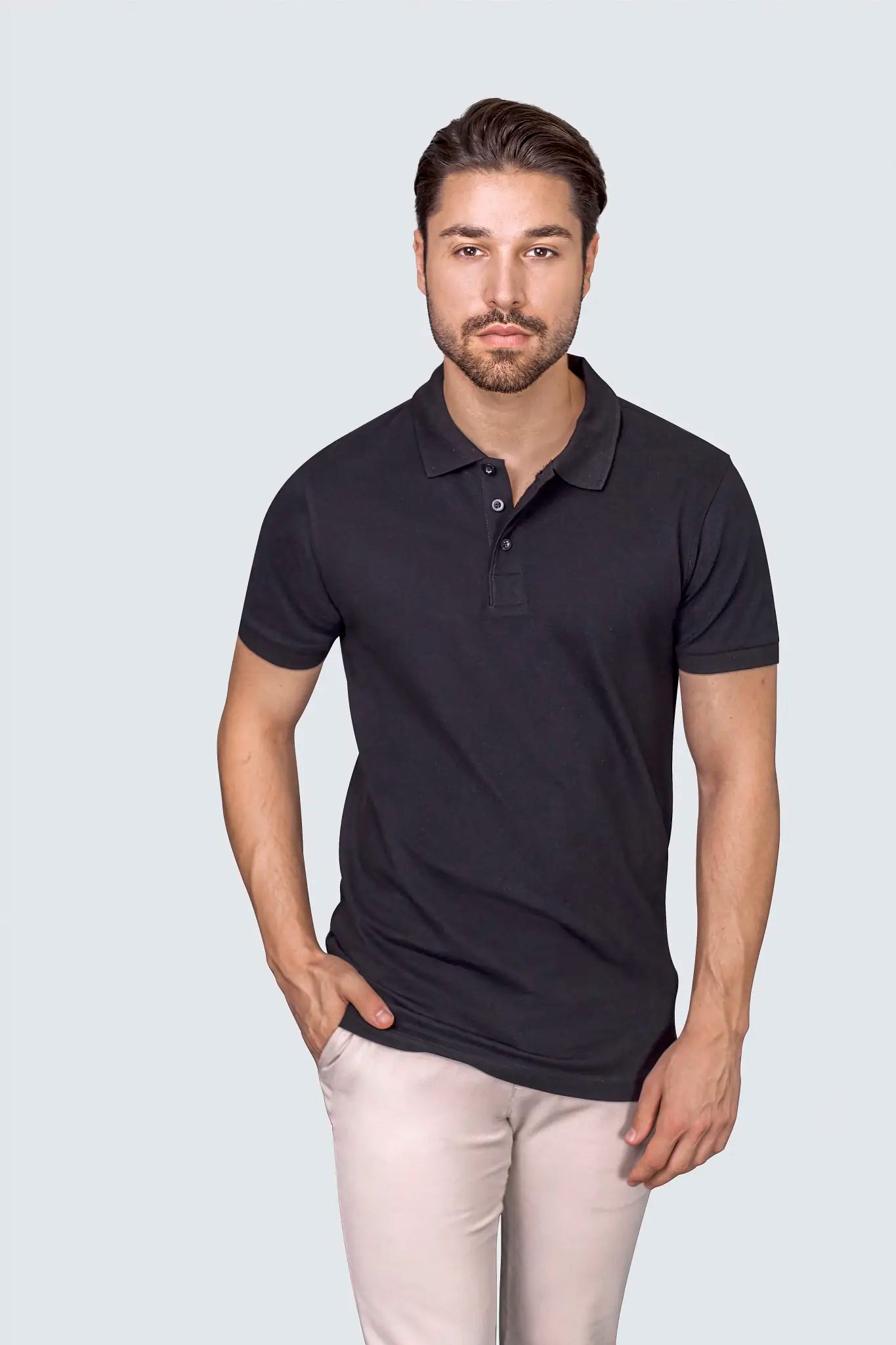 all-groups Men's Heavy Stretch Polo