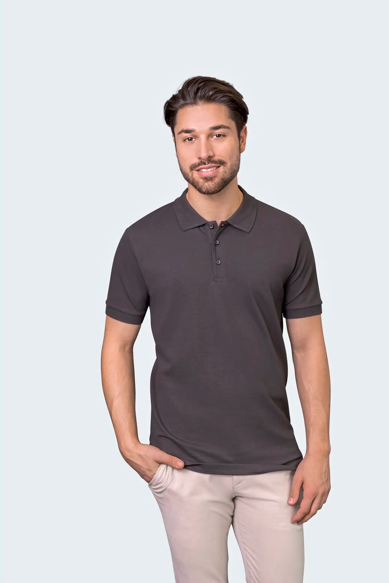 all-groups Men's Luxury Stretch Polo