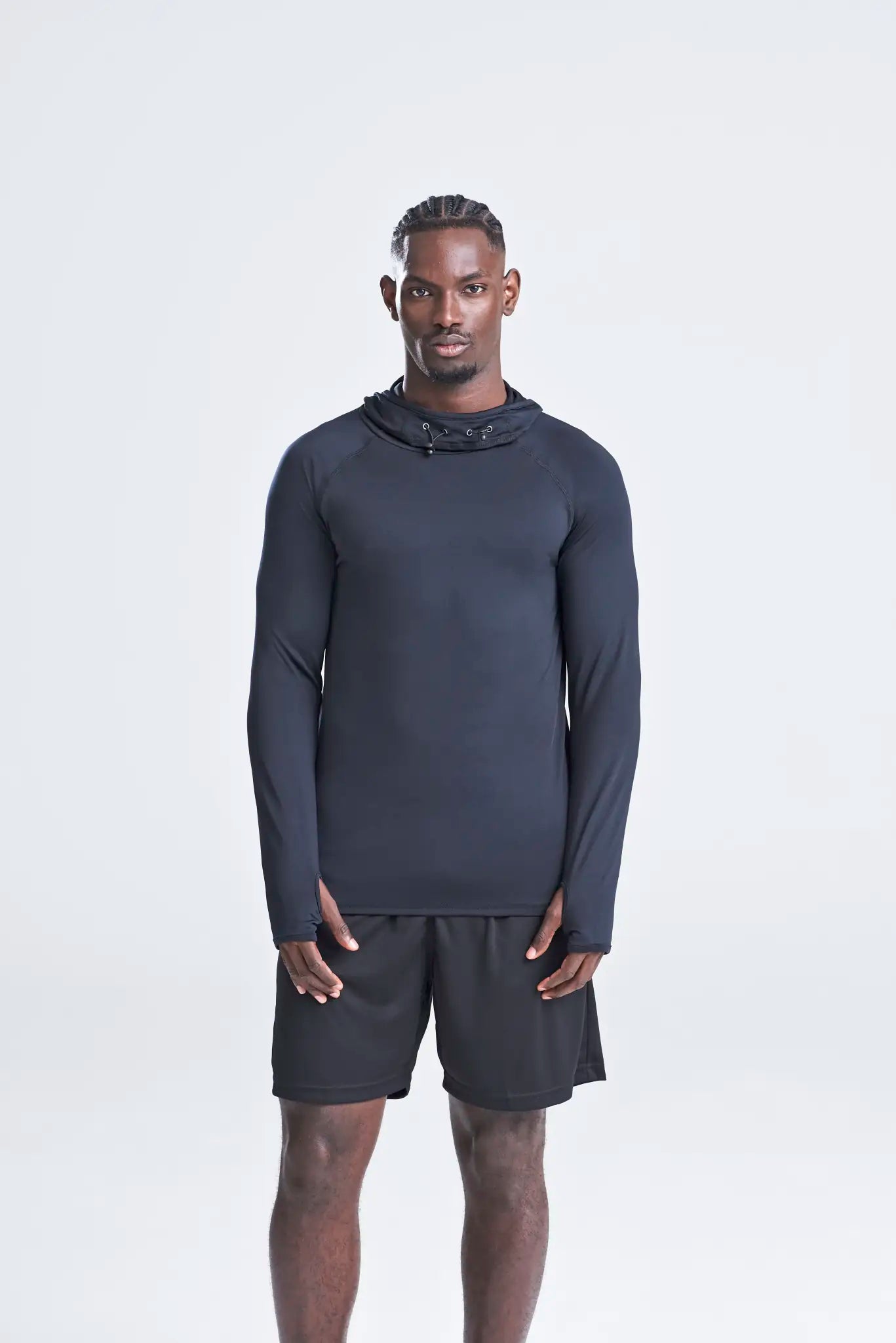all-groups Men's Cool Cowl Neck Top