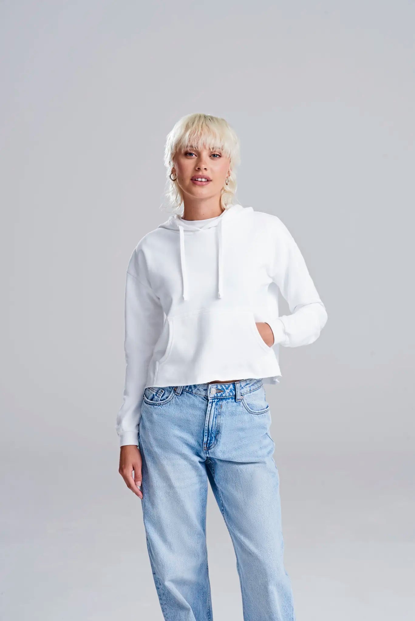 all-groups Women's Cropped Hoodie