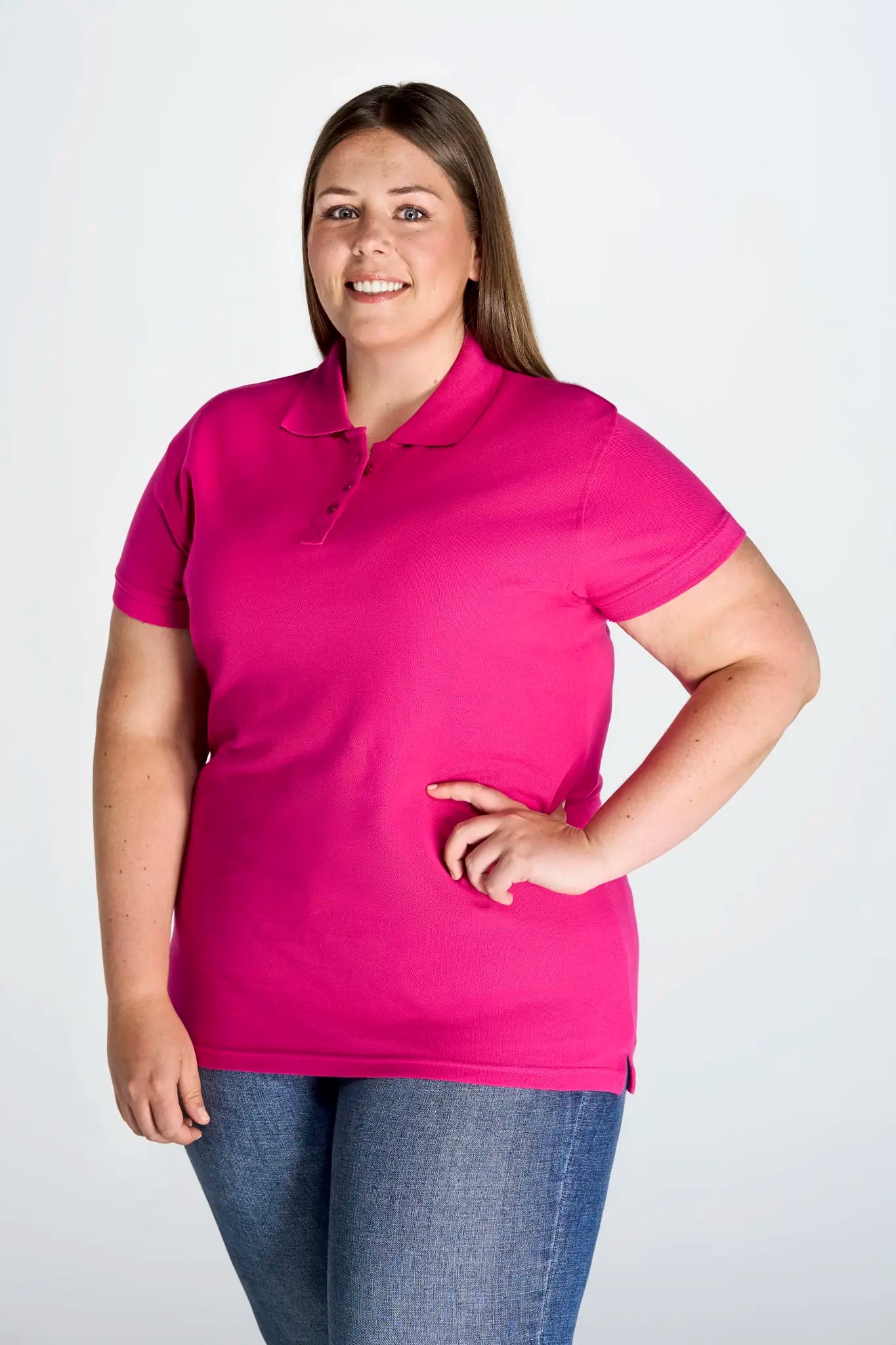 all-groups Women's Curves Polo