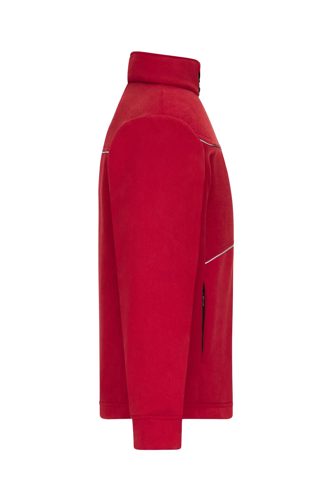 all-groups Unisex Fleece Jacket Corduroy Look