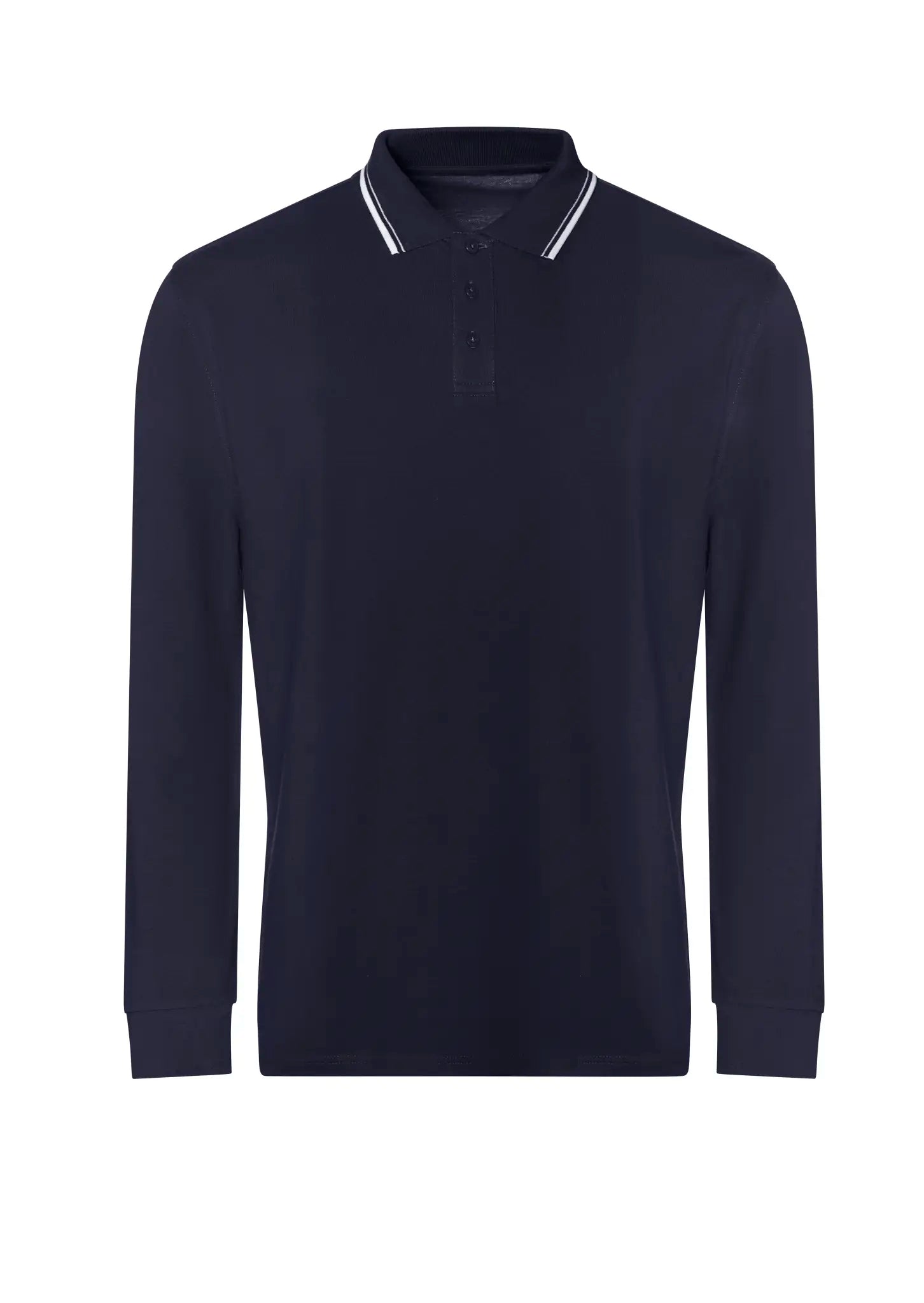 all-groups Men's Long Sleeve Tipped 100 Polo