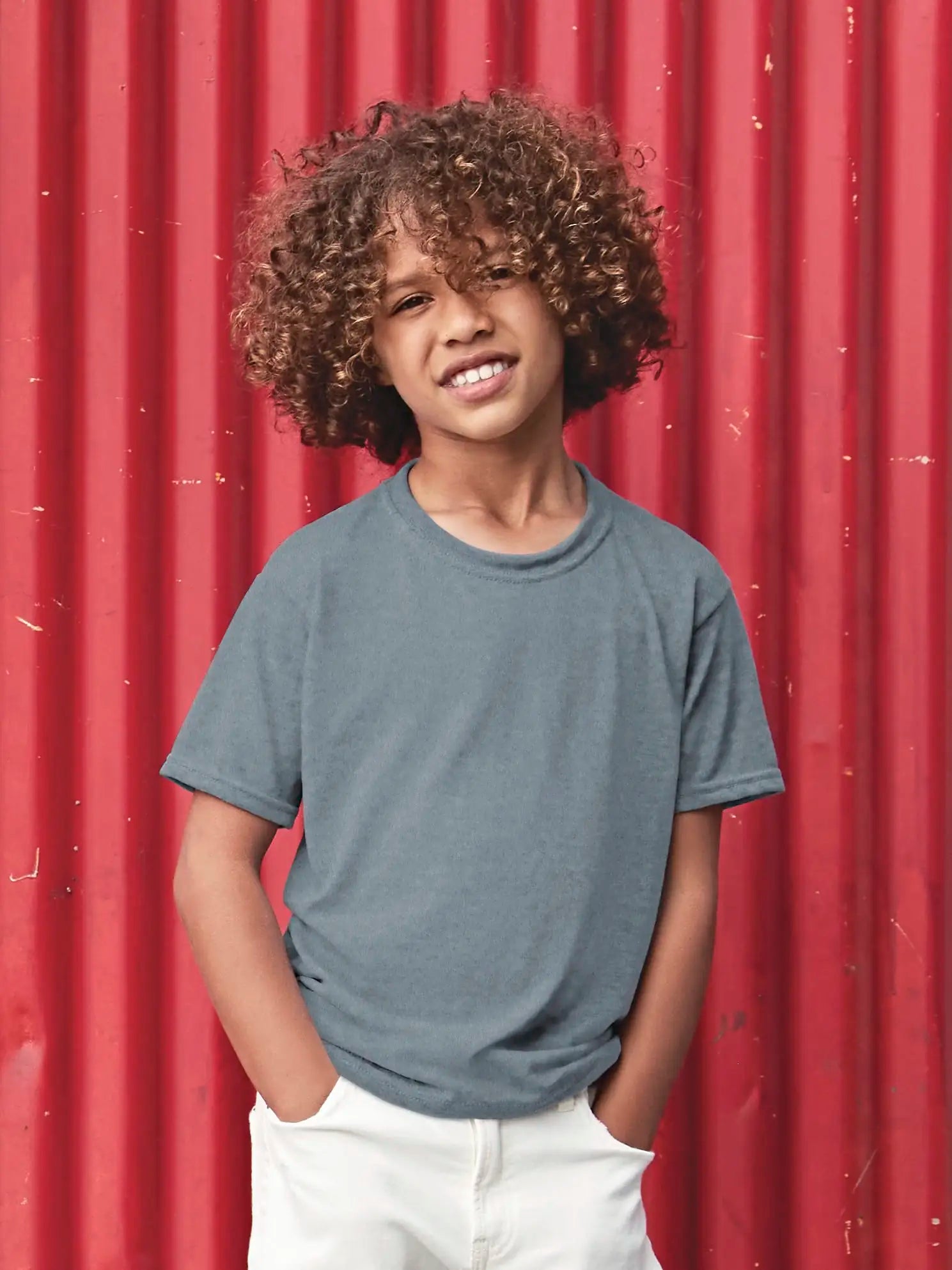 all-groups Kids' Jerzees Eco Youth Premium Organic T