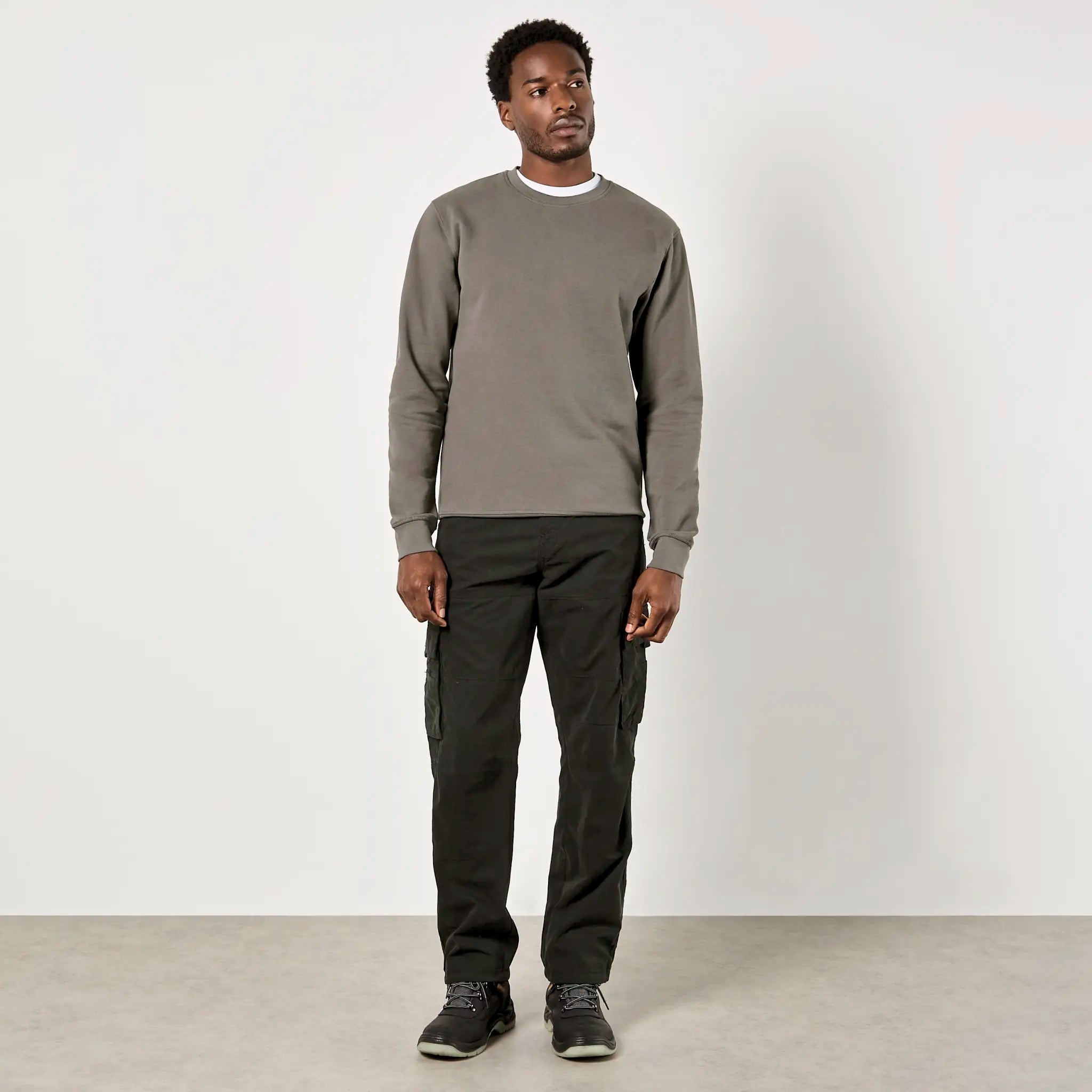 all-groups Men's Regular Fit Pique Sweatshirt