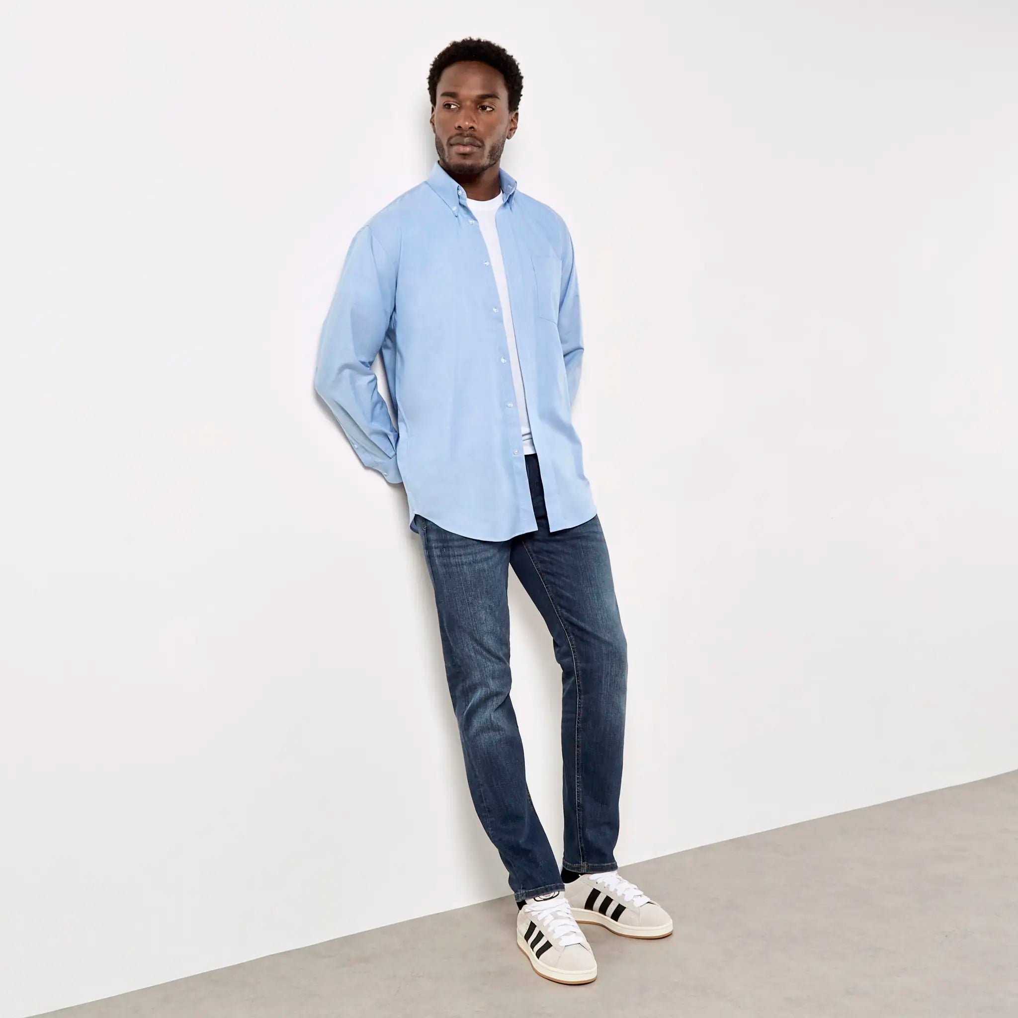 all-groups Men's Classic Fit Workwear Oxford Shirt Long Sleeve