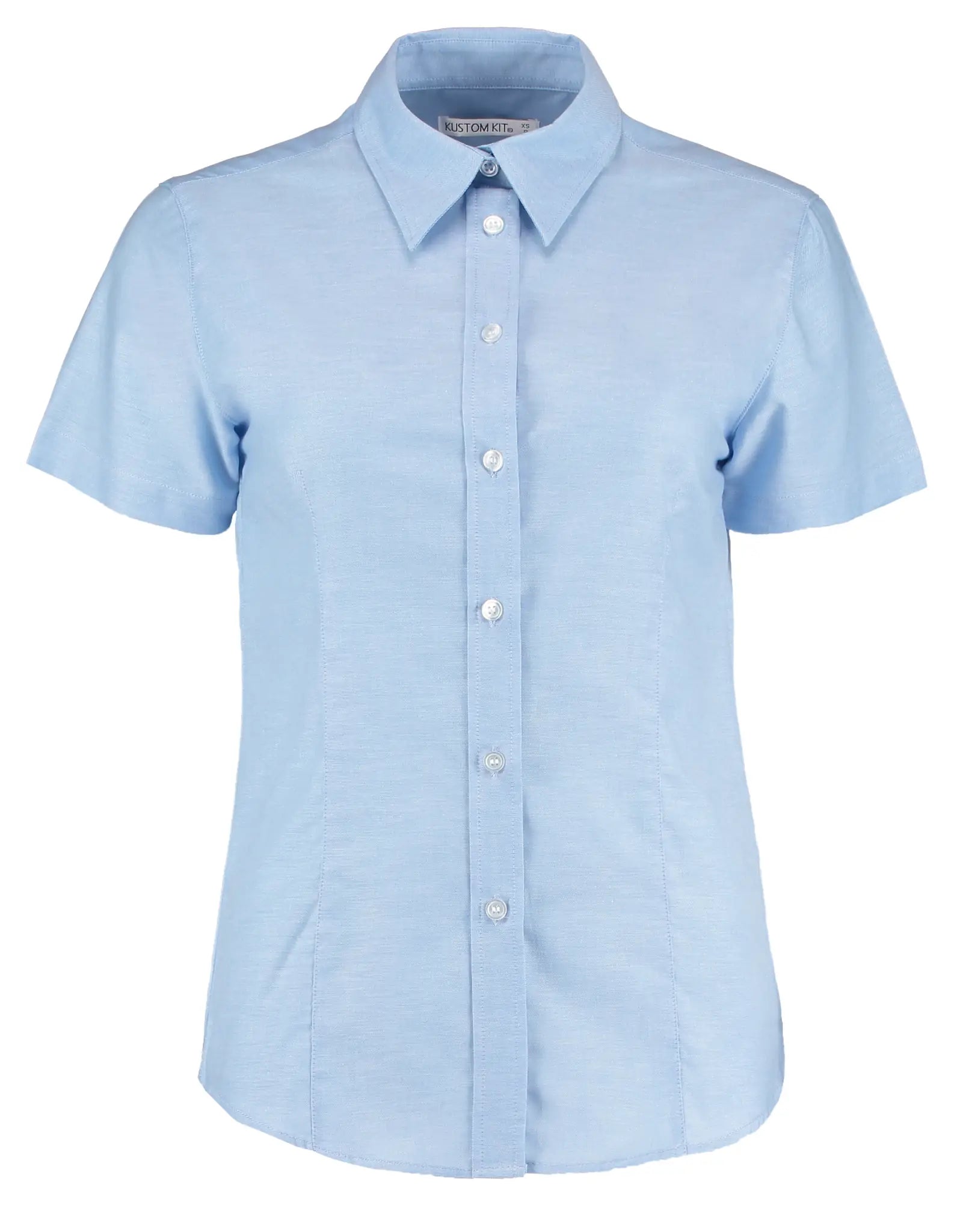 all-groups Women's Tailored Fit Workwear Oxford Shirt Short Sleeve