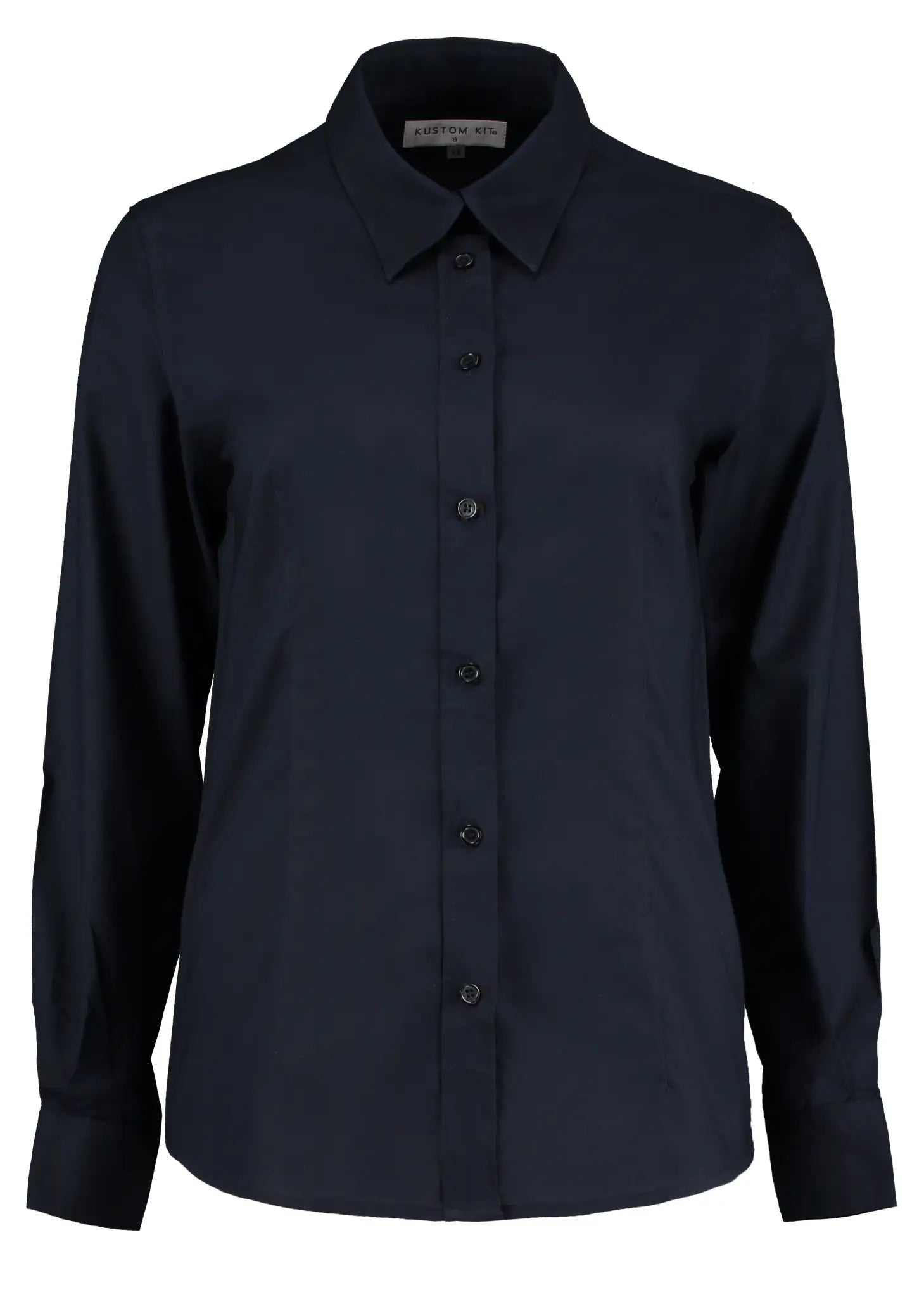 all-groups Women's Tailored Fit Workwear Oxford Shirt Long Sleeve