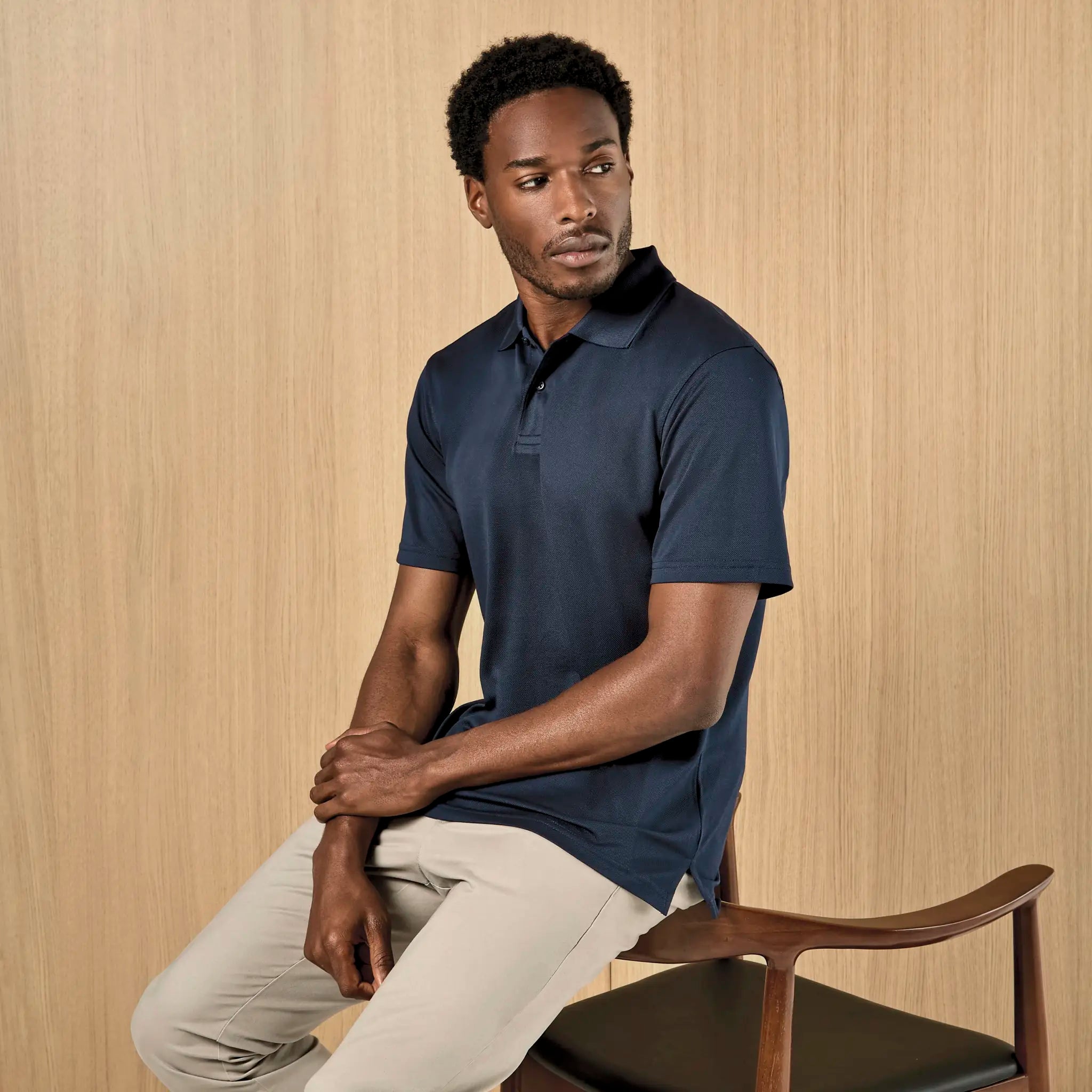 all-groups Men's Regular Fit Superwash 60 Pique Polo with Cooltex Plus