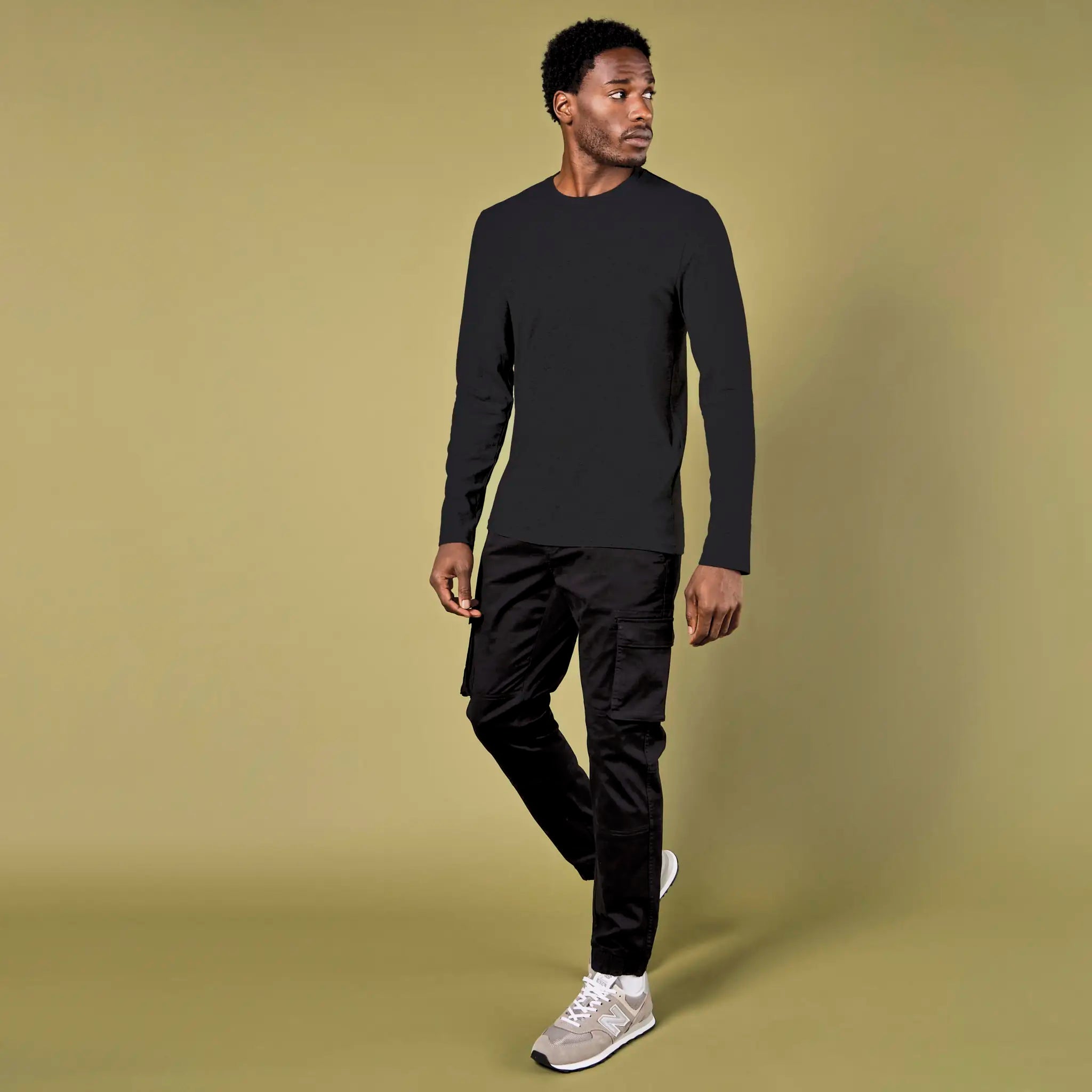 all-groups Men's Fashion Fit Long Sleeve Superwash 60 T-Shirt