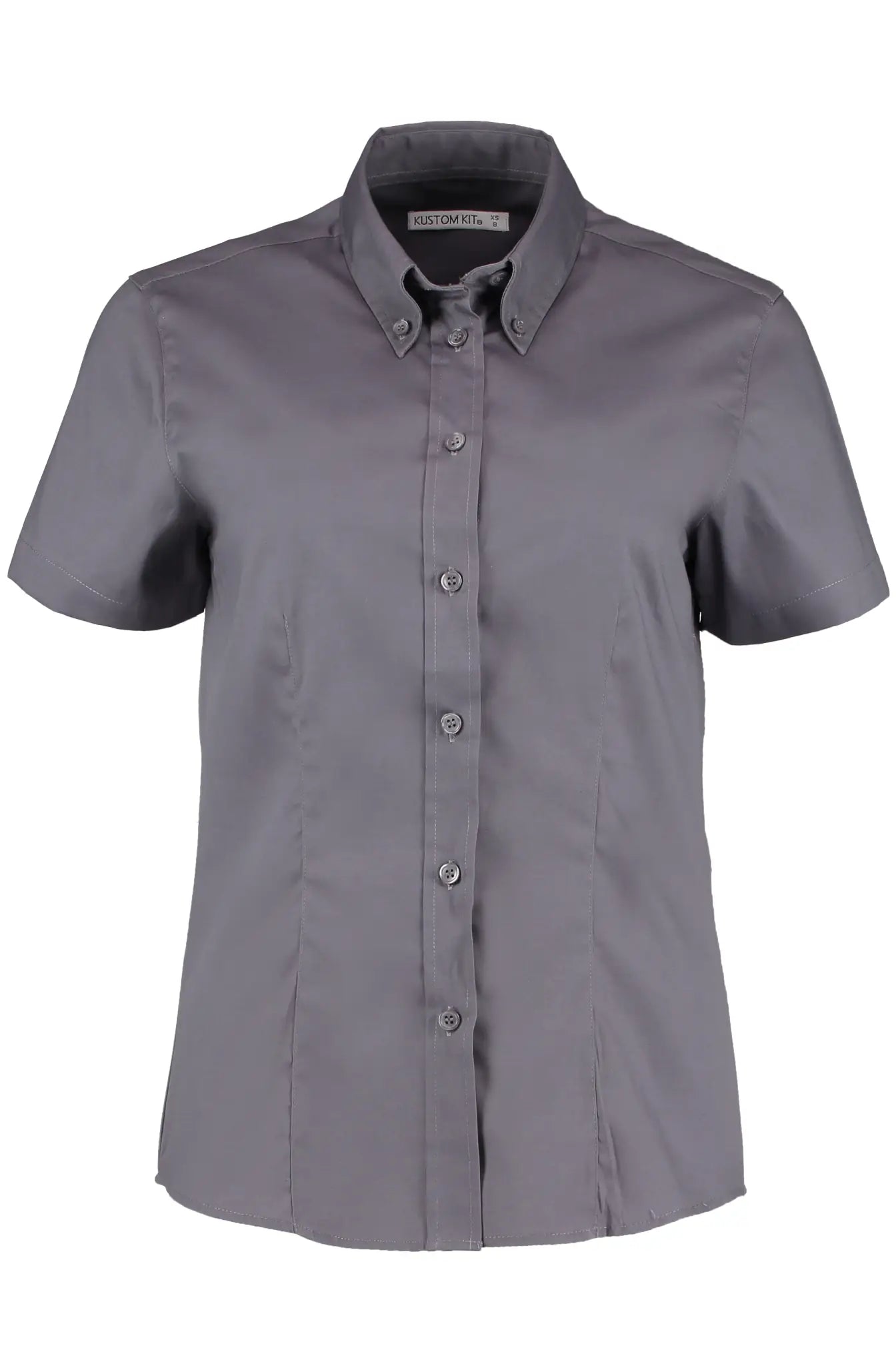 all-groups Women's Tailored Fit Corporate Oxford Shirt Short Sleeve