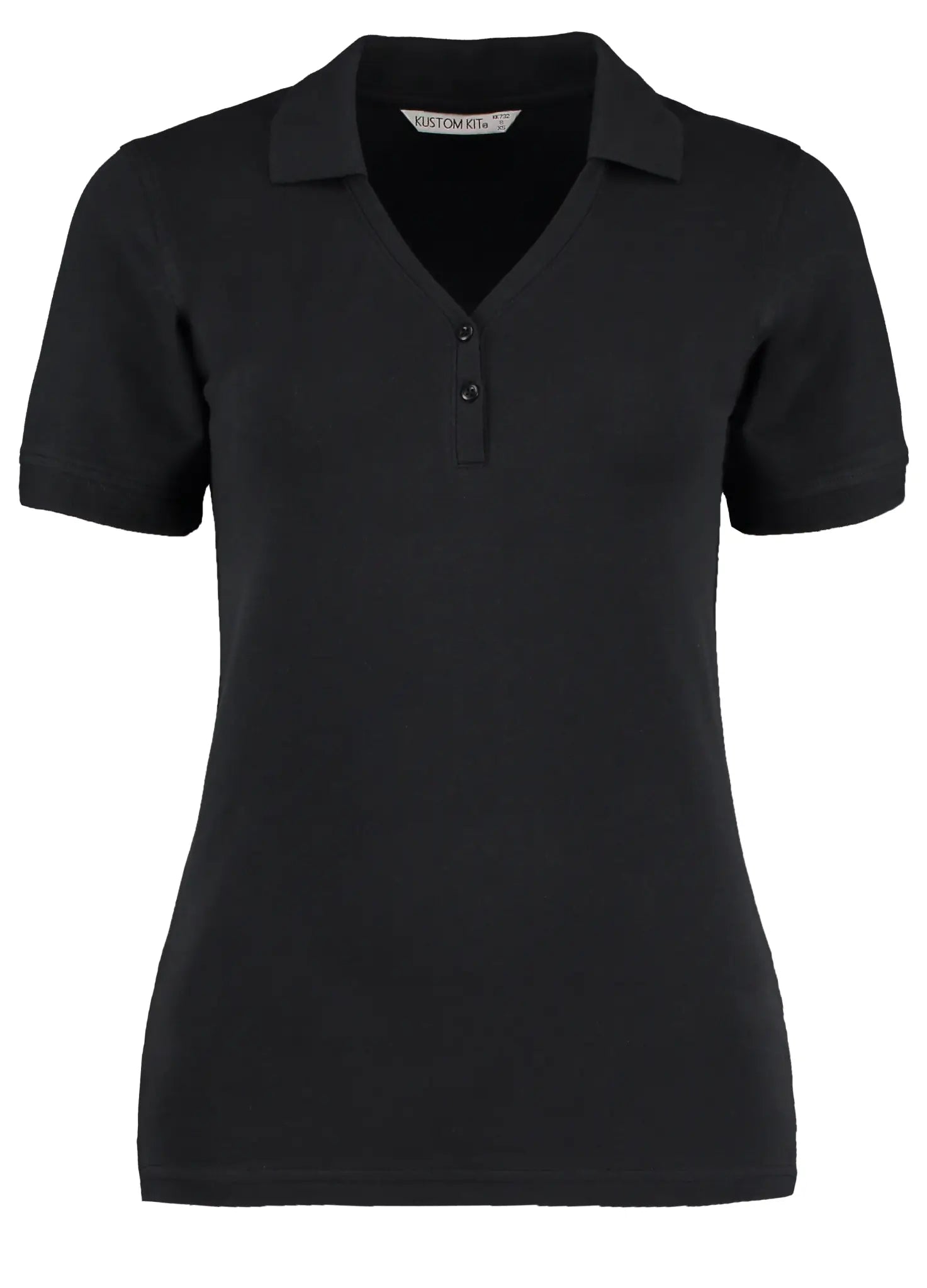 all-groups Women's Regular Fit Comfortec V Neck Polo