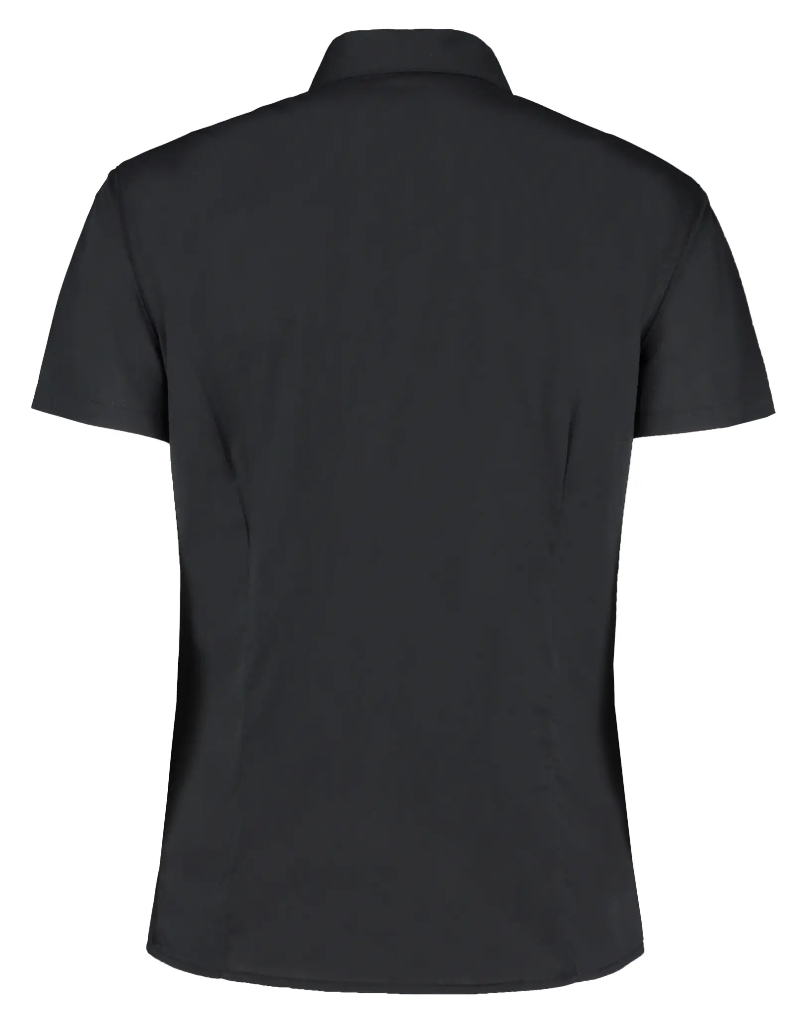 all-groups Women's Tailored Fit Shirt Mandarin Collar Short Sleeve
