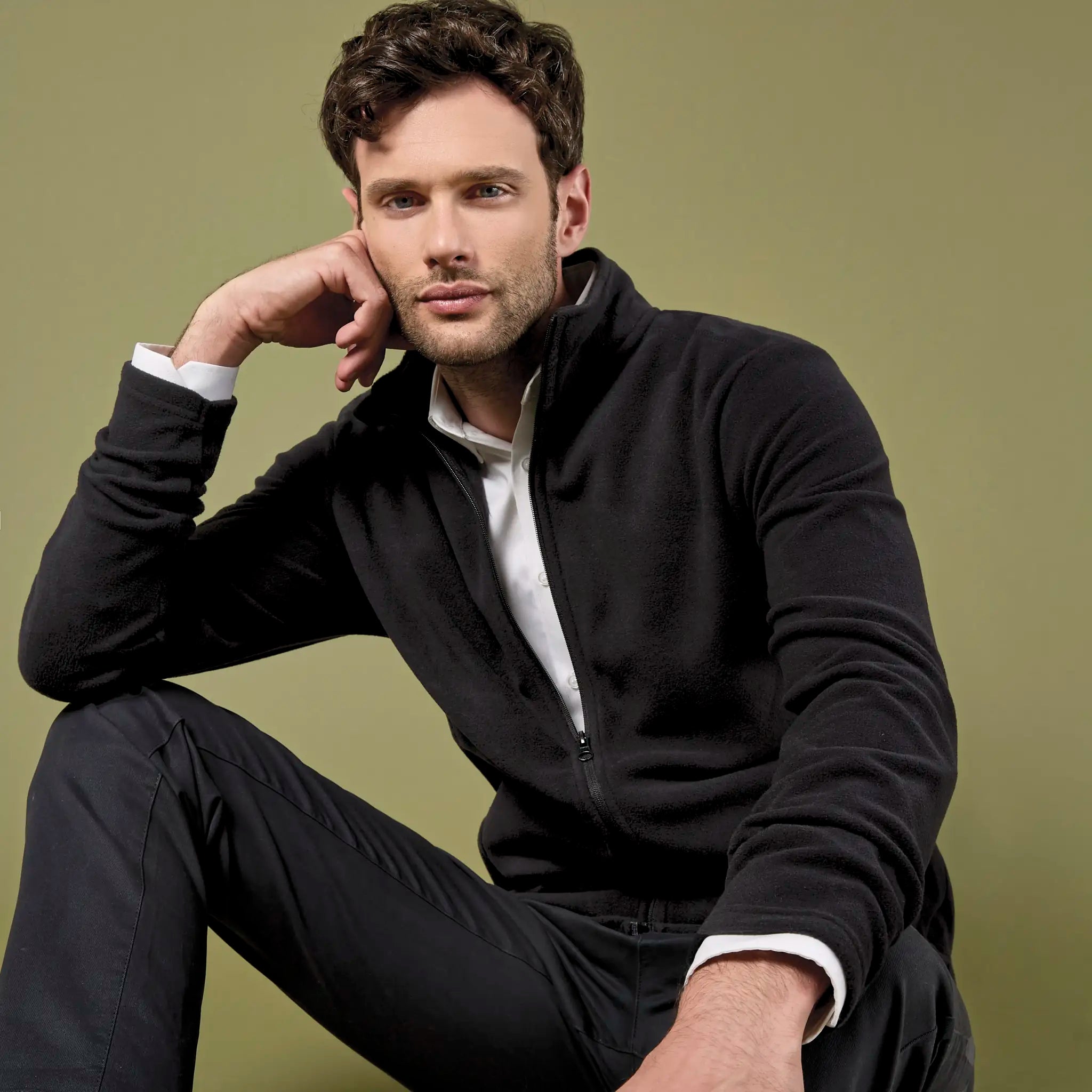 all-groups Men's Regular Fit Corporate Micro Fleece