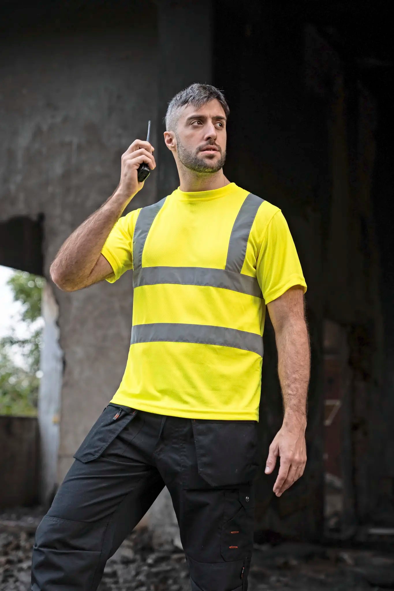 all-groups Men's Hi Vis Basic T-Shirt Cordoba