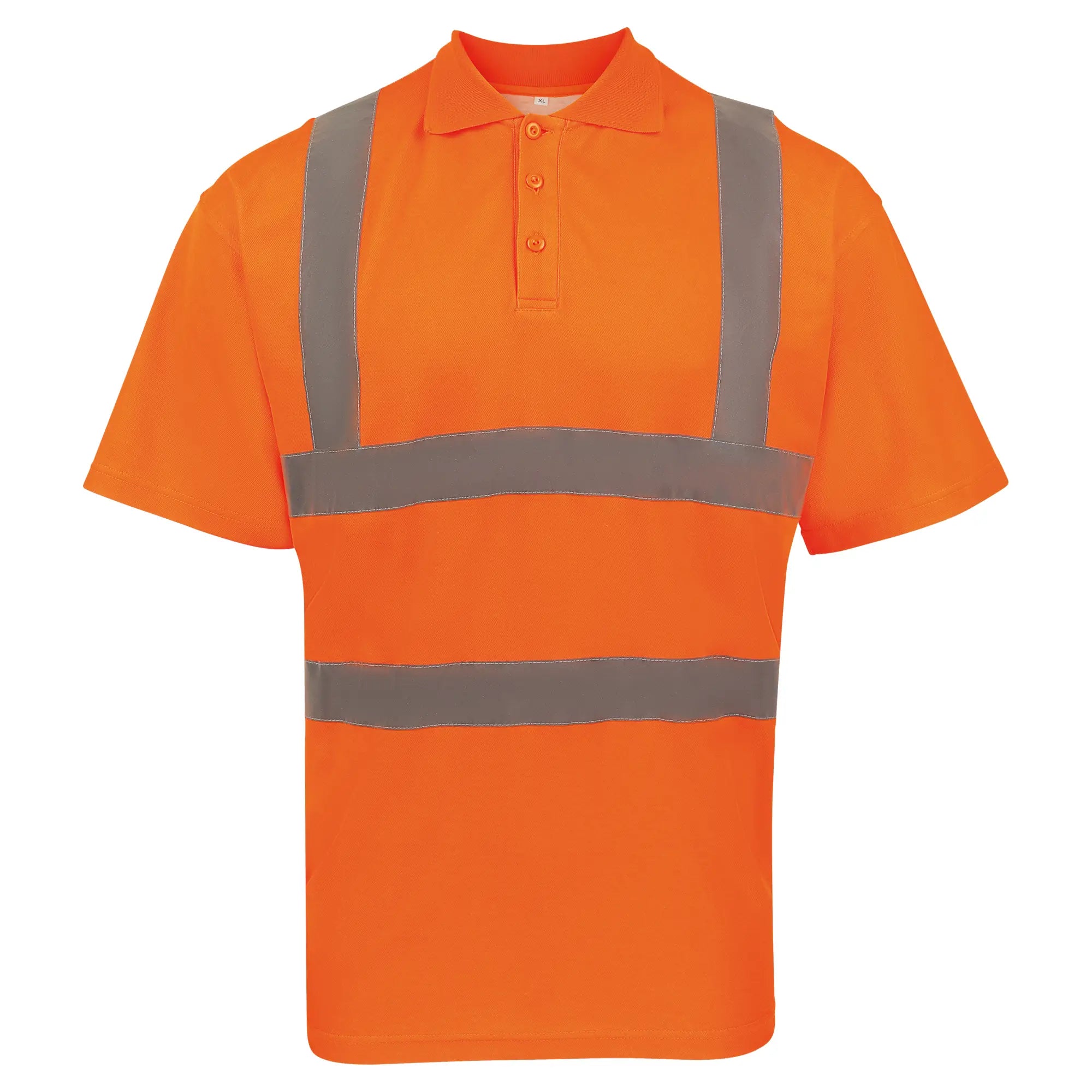 all-groups Men's High End Polycotton Hi Vis Polo Shirt Cambridge