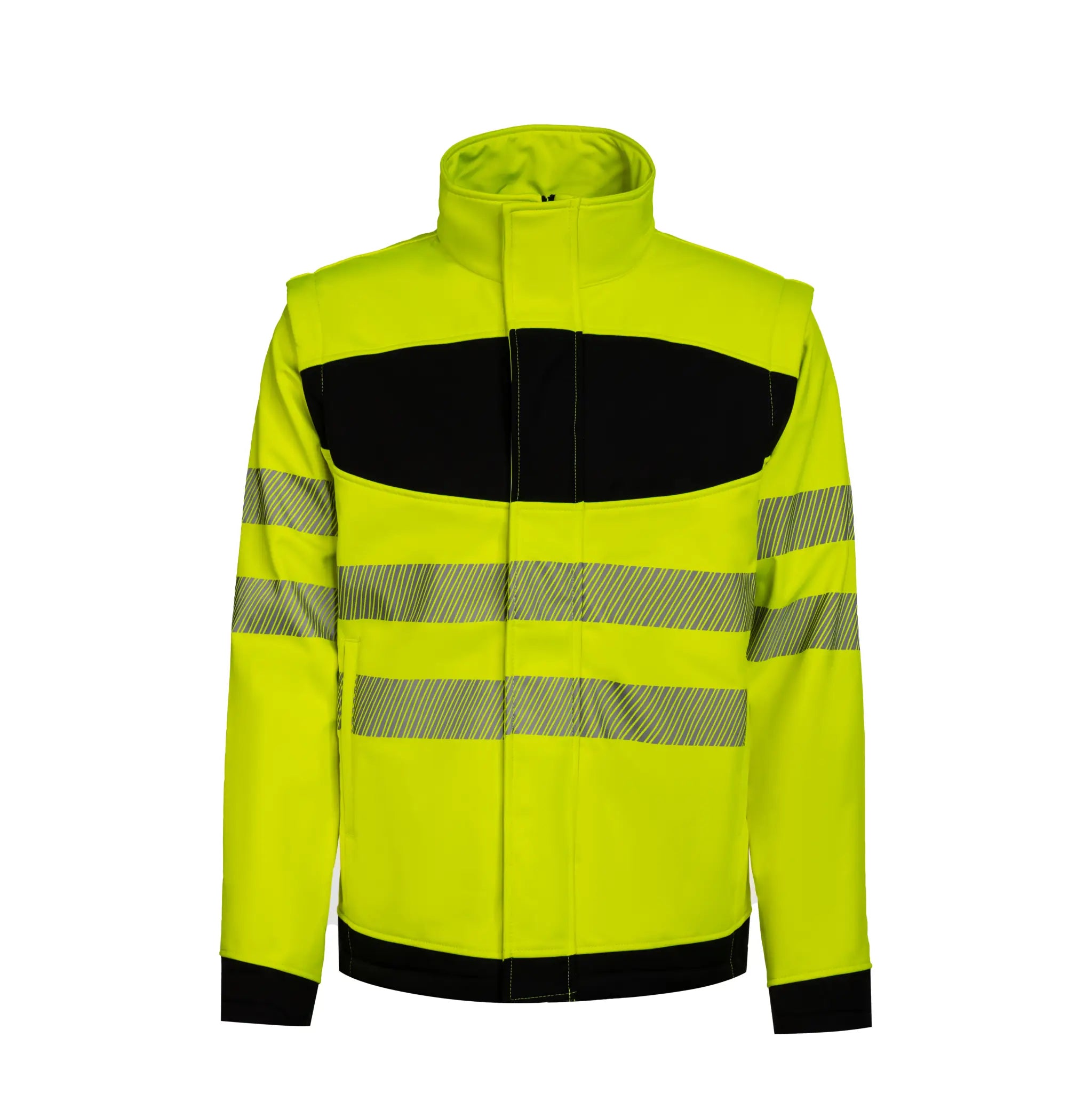 all-groups Men's EOS Hi Vis Workwear Softshell Jacket