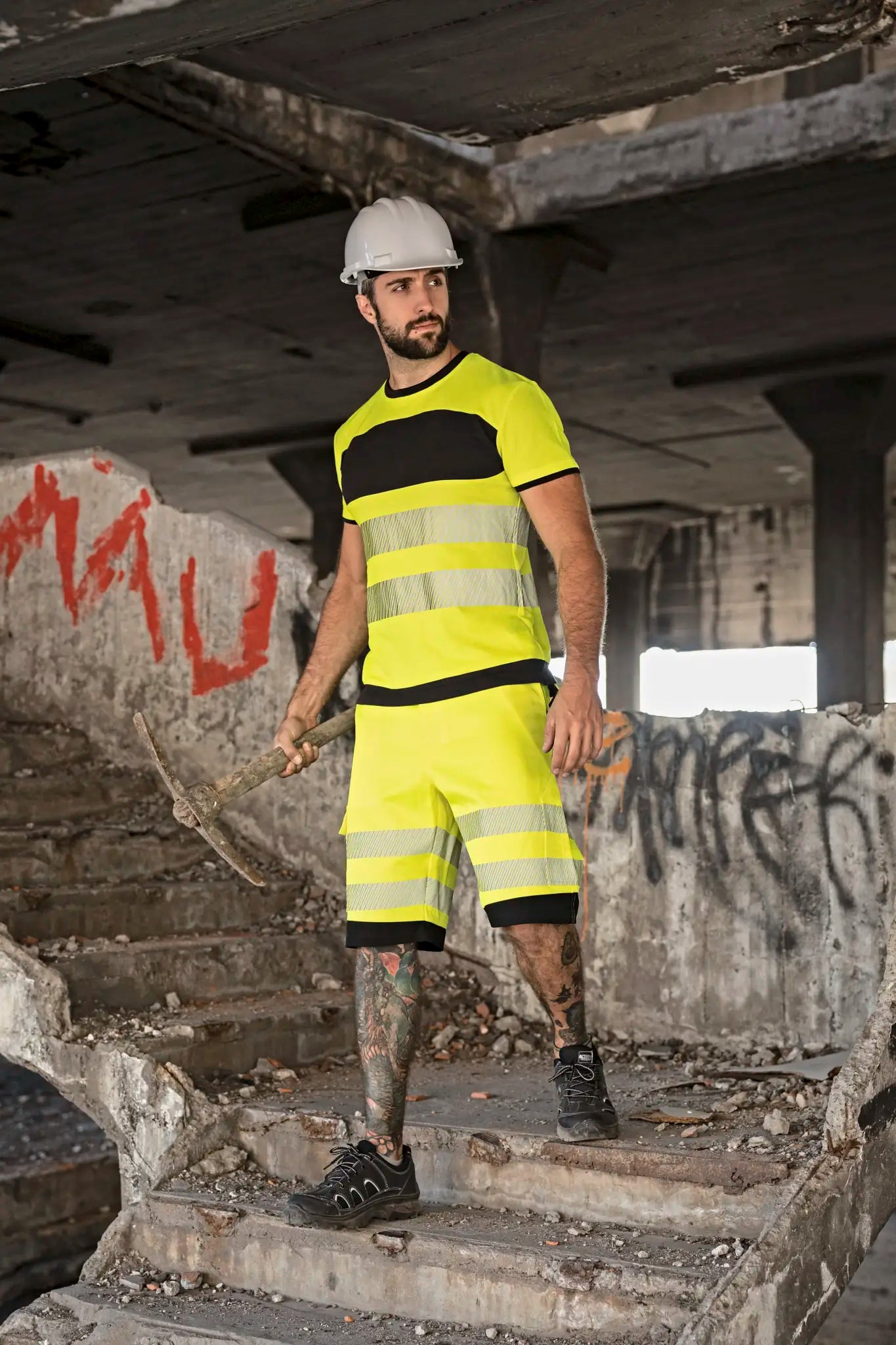 all-groups Men's EOS Hi Vis Workwear Shorts s