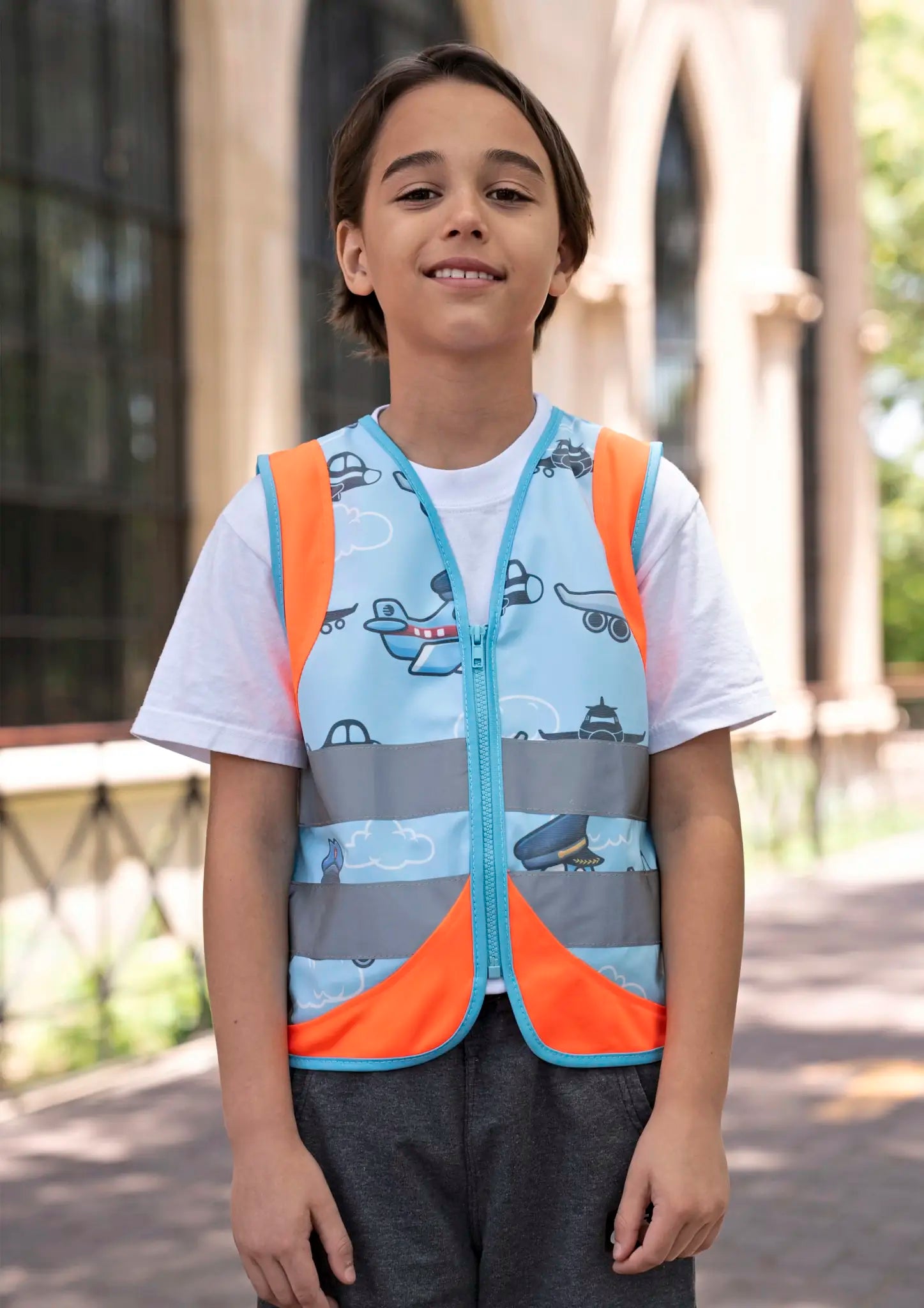 all-groups Kids' Children's Safety Vest Action Vehicle Fun CO² Neutral