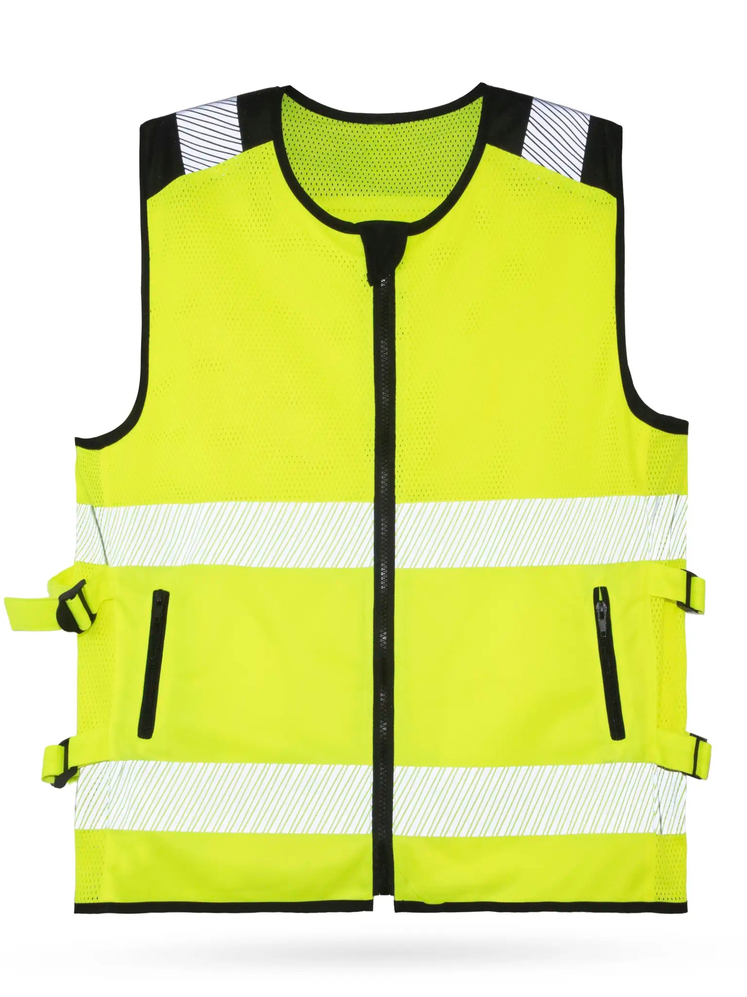 all-groups Men's Hi Vis Mesh Motorcycle Safety Vest “Naxos”