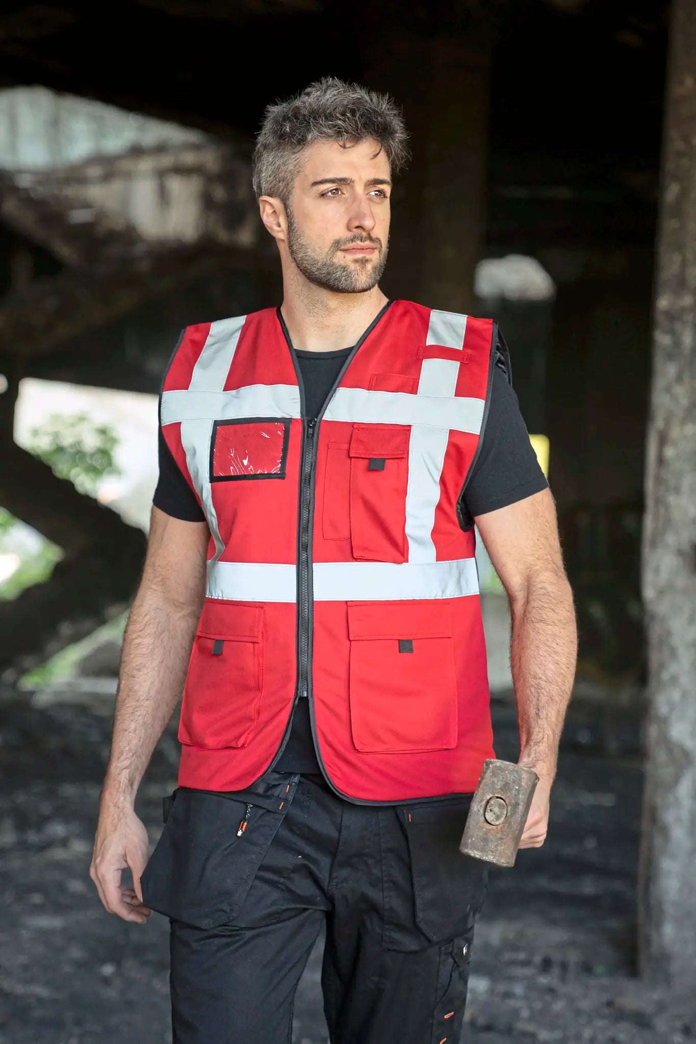 all-groups Unisex Padded Comfort Executive Safety Vest Wismar CO² Neutral