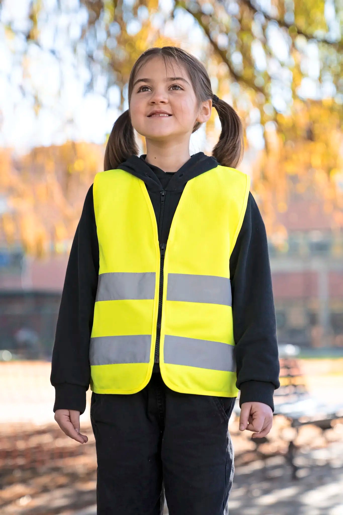 all-groups Kids' Hi Vis Safety Vest With Front Zipper Aalborg