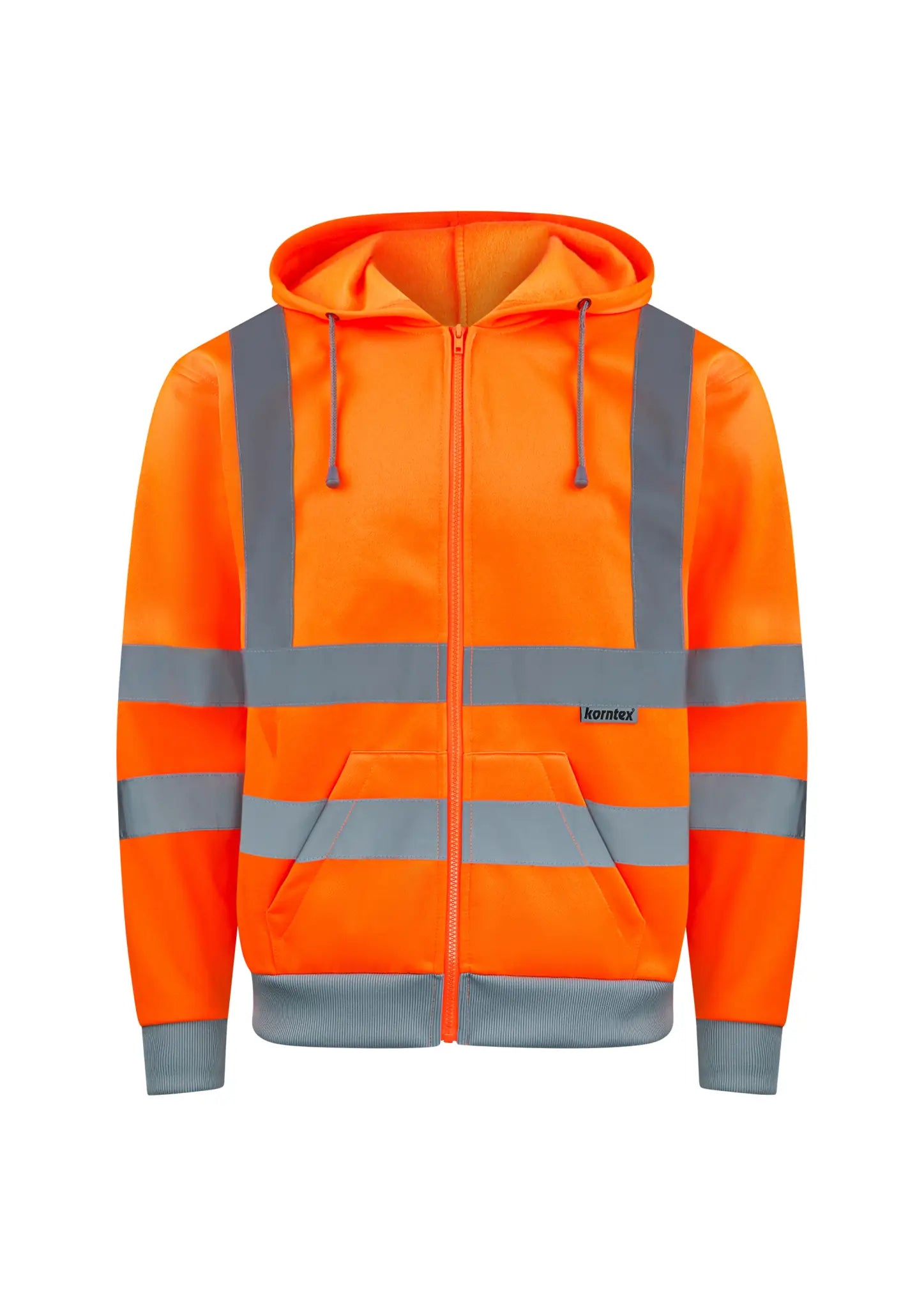 all-groups Men's Hi Vis Workwear Hooded Sweatshirt Jacket Galway