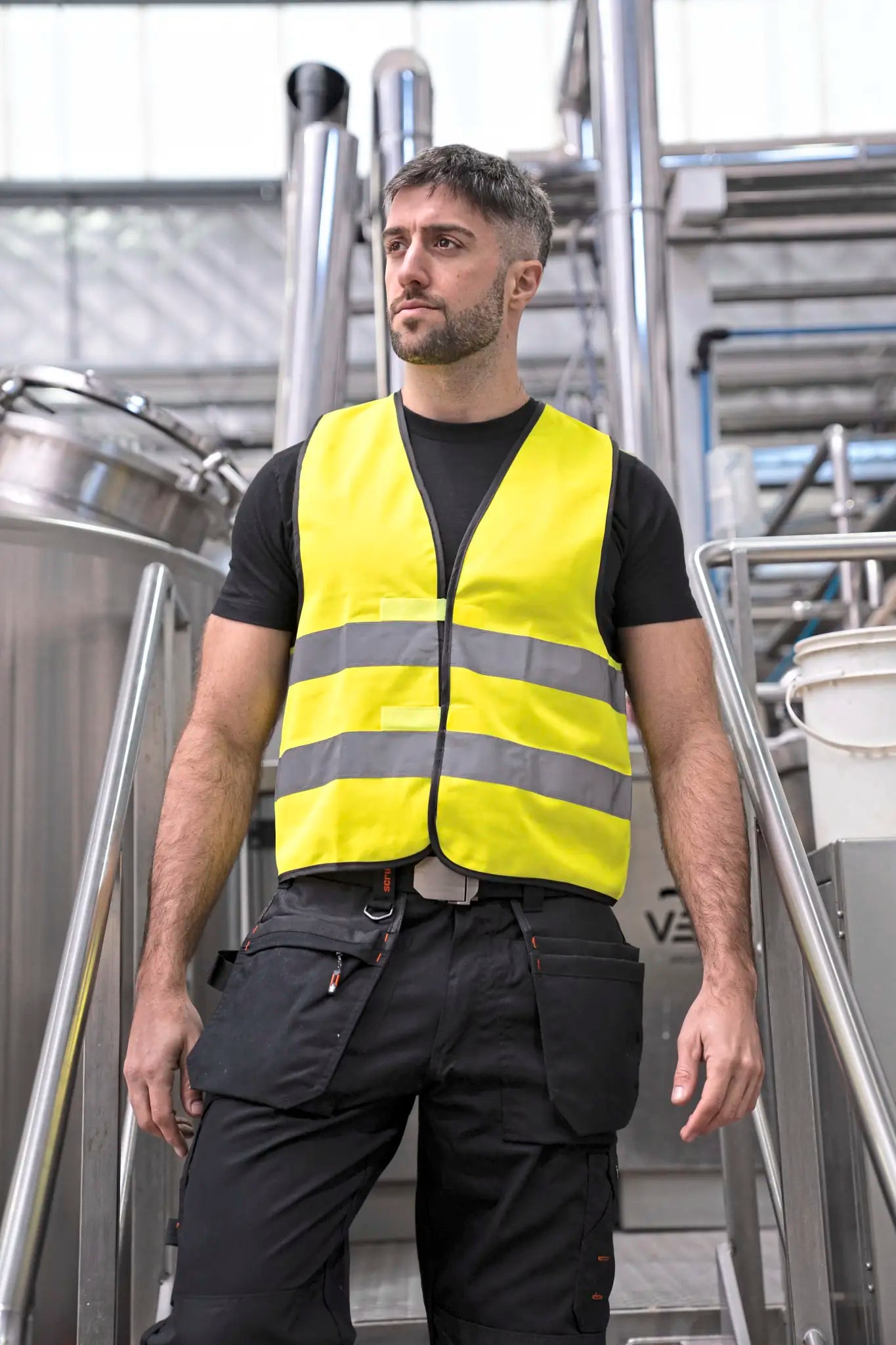 all-groups Unisex Hi Vis Safety Vest Wolfsburg