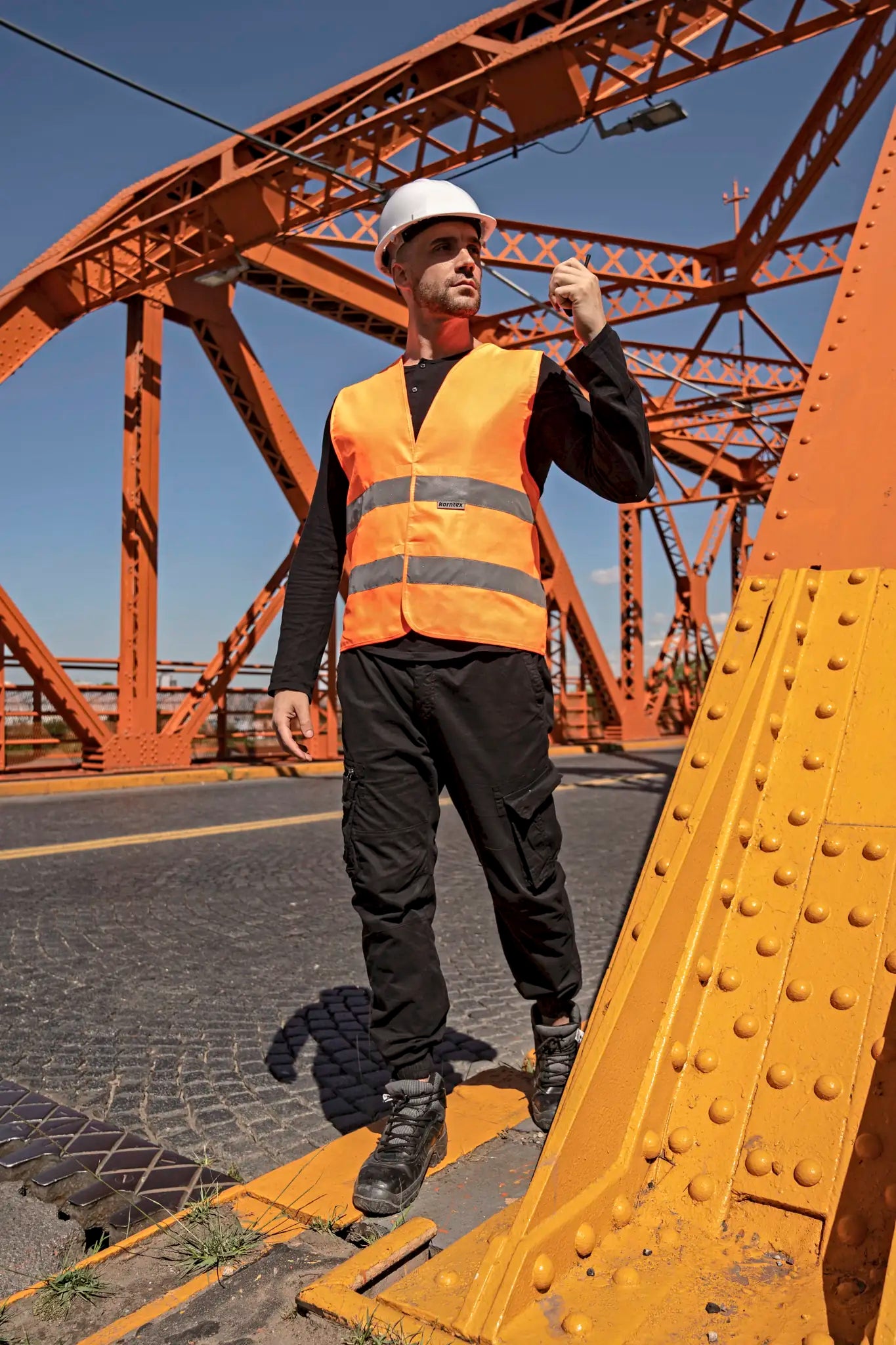 all-groups Unisex Robust Hi Vis Safety Vest Goeppingen