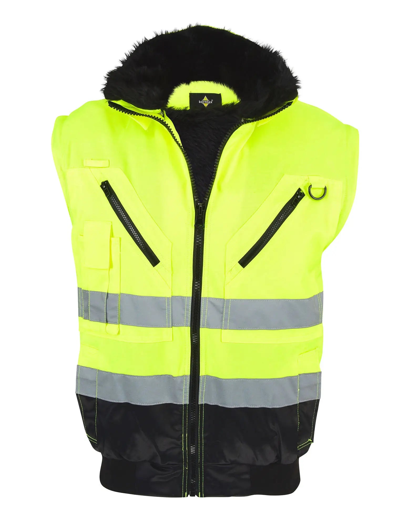 all-groups Men's Robust 4 in 1 Hi Vis Pilot Jacket Oslo