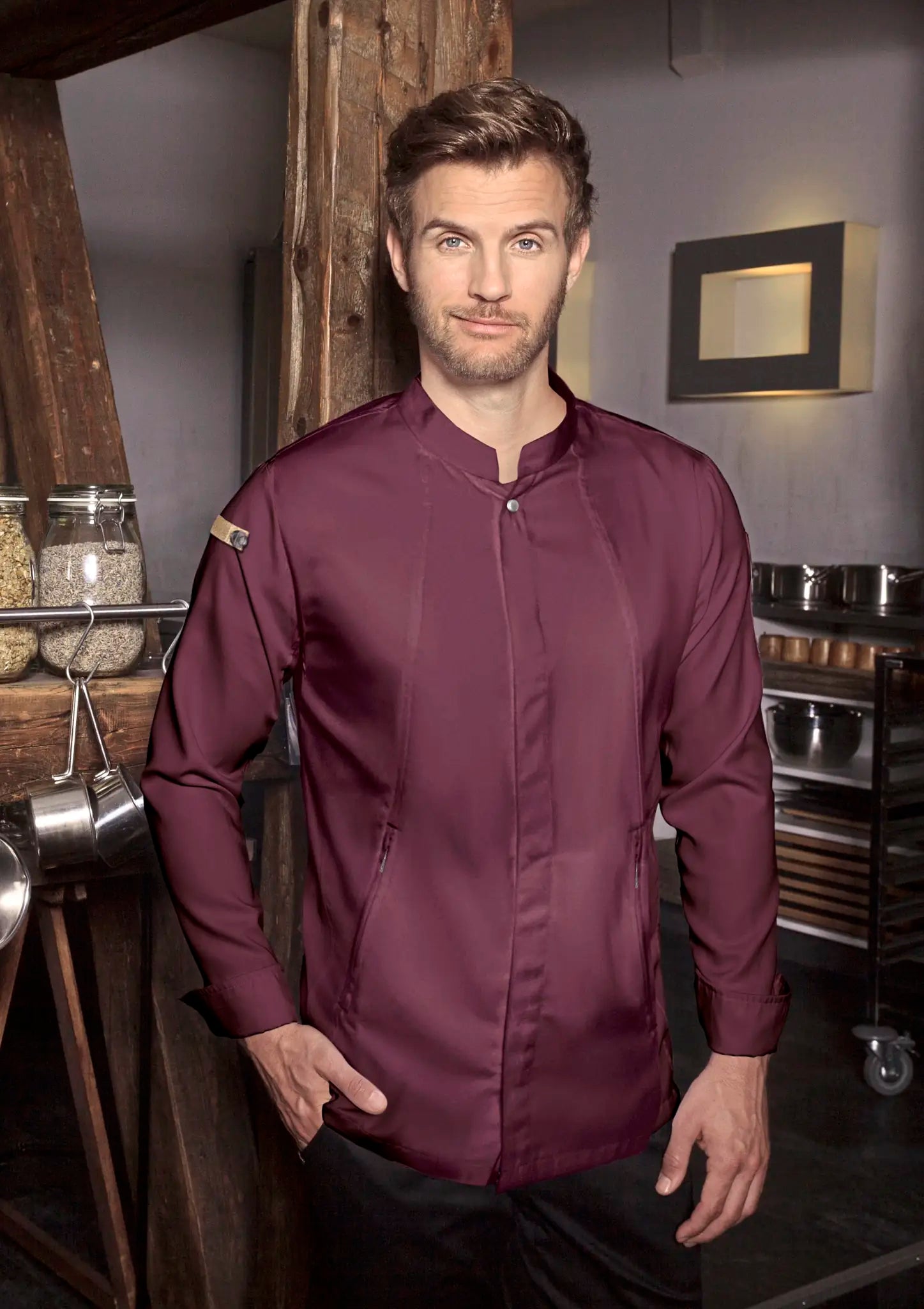 all-groups Men's Chef Jacket Green Generation