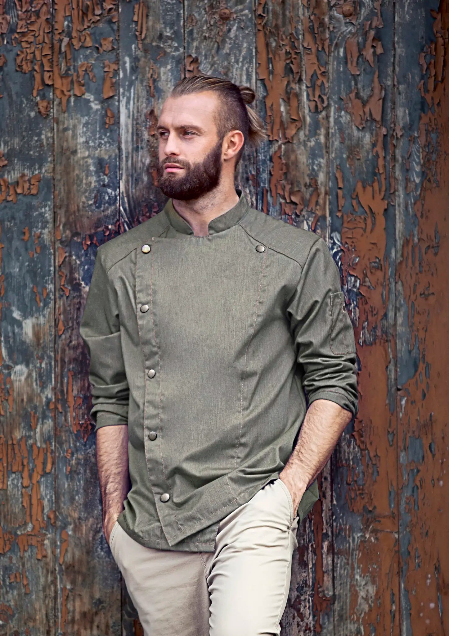 all-groups Men's Chef Jacket Jeans Style