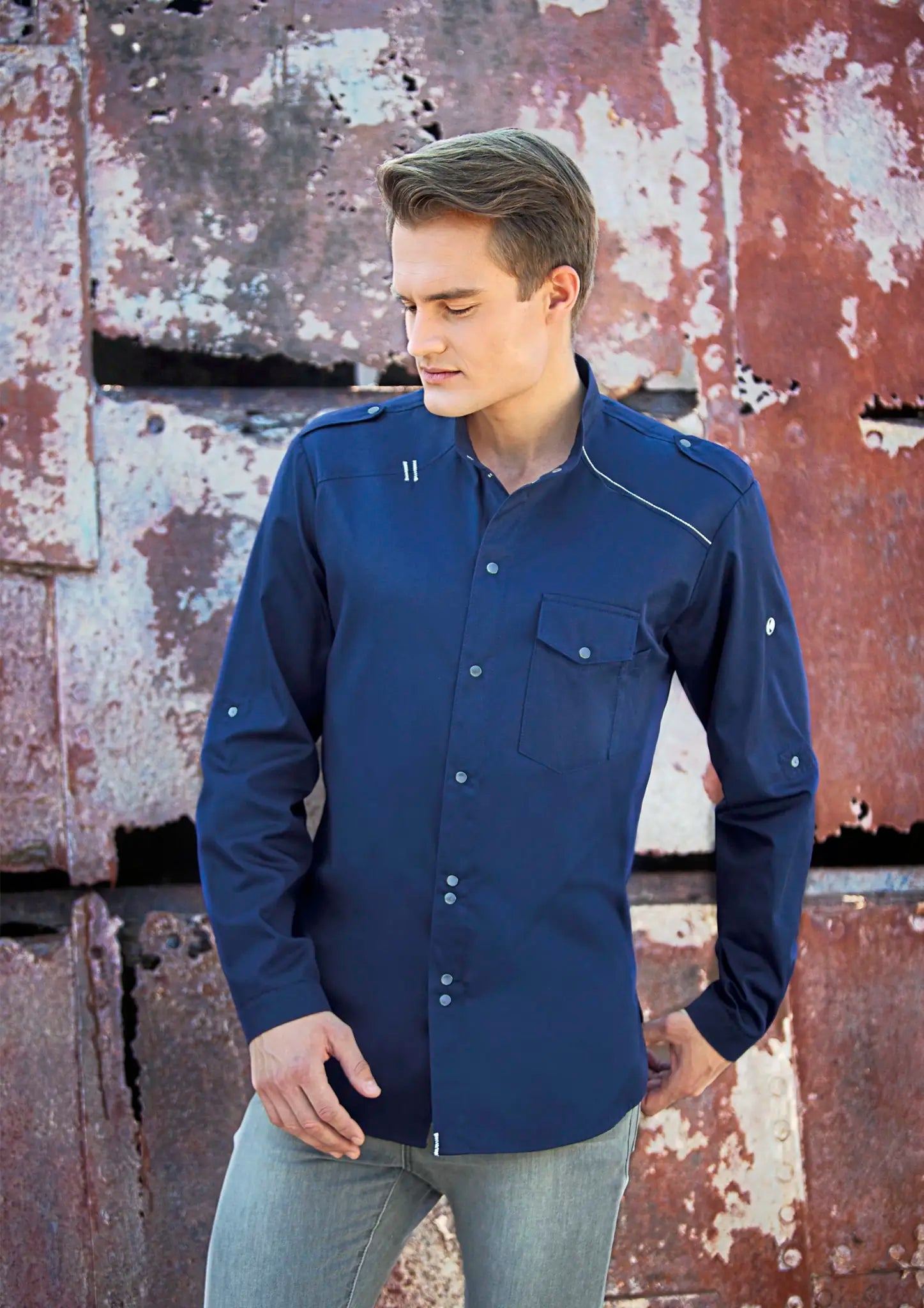all-groups Men's Chef Shirt New Identity
