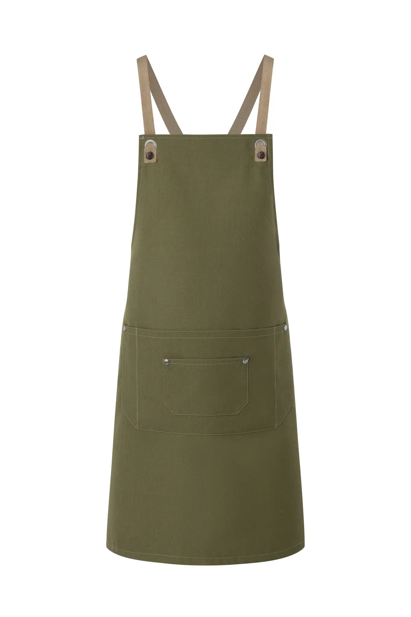all-groups Bib Apron Urban Nature With Cross Straps And Big Pocket