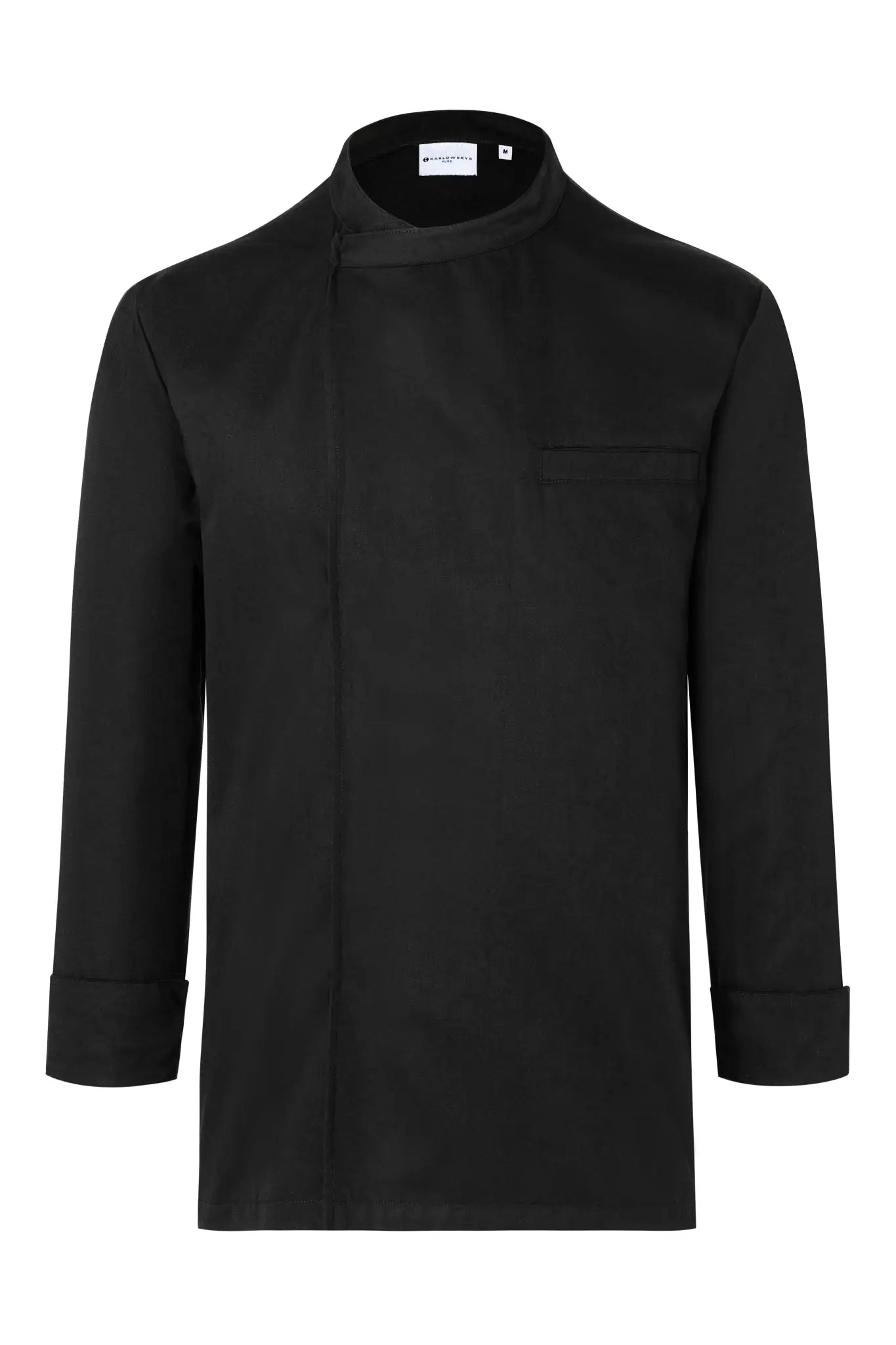 all-groups Men's Long Sleeve Throw Over Chef Shirt Basic