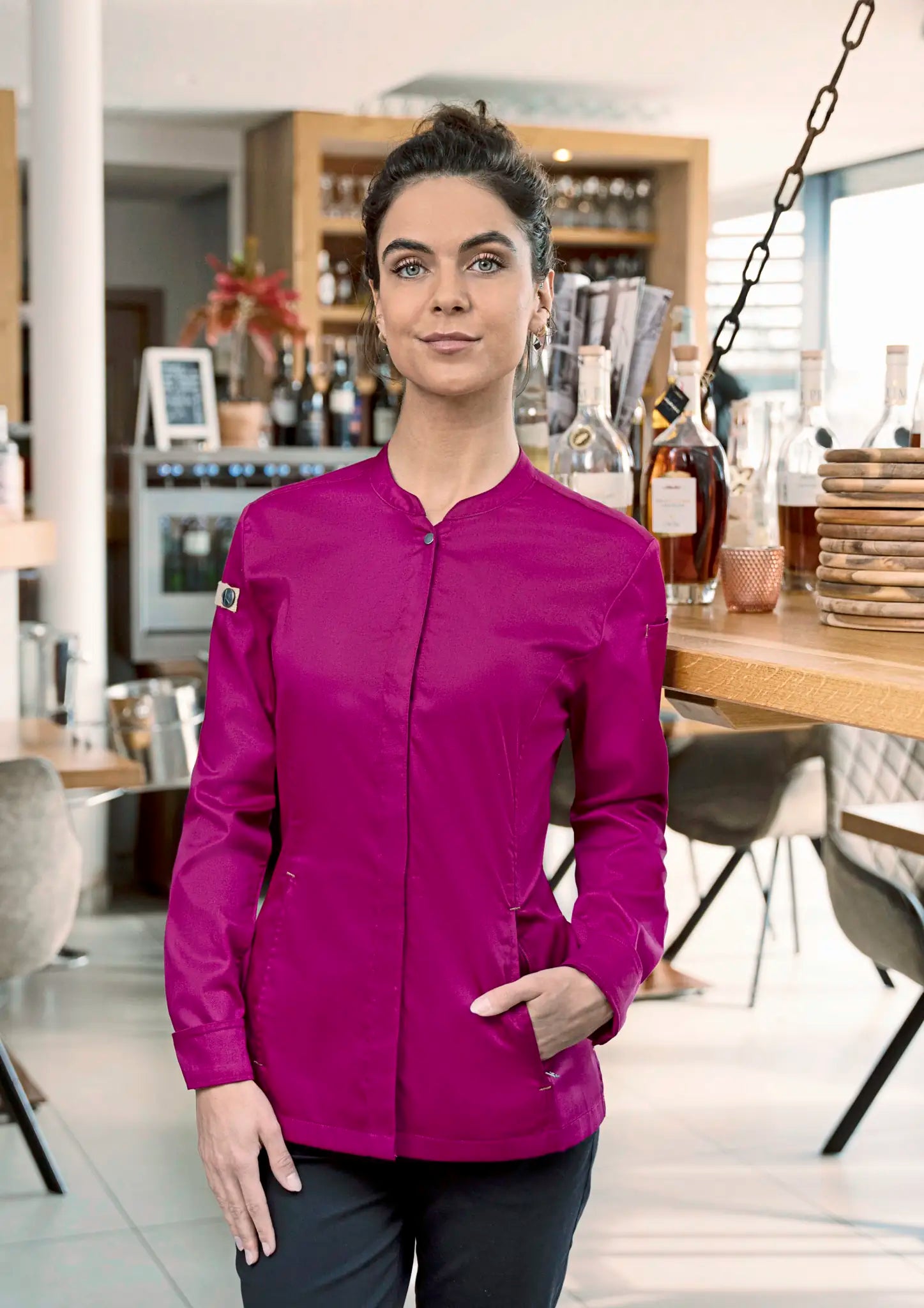 all-groups Women's Chefs Jacket Green Generation